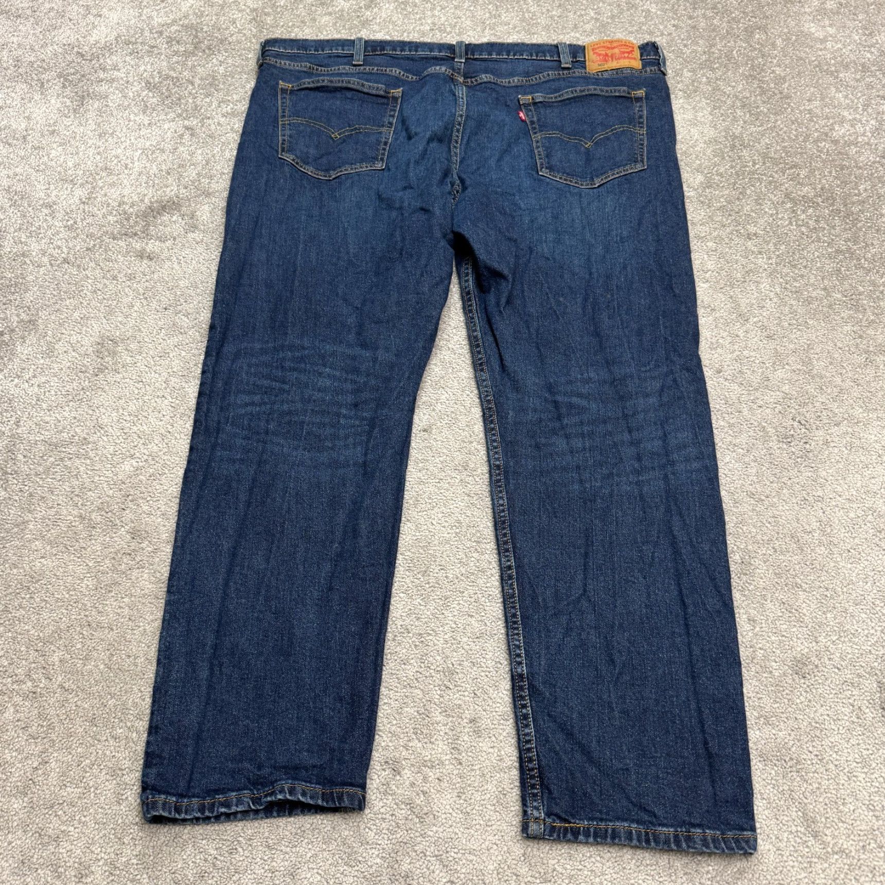 Levi's Levi's 502 Jeans Mens Regular Taper Denim Blue Dark Wash Cotton 5-Pocket Logo USA Size US 32 / EU 48 - 2 Thumbnail