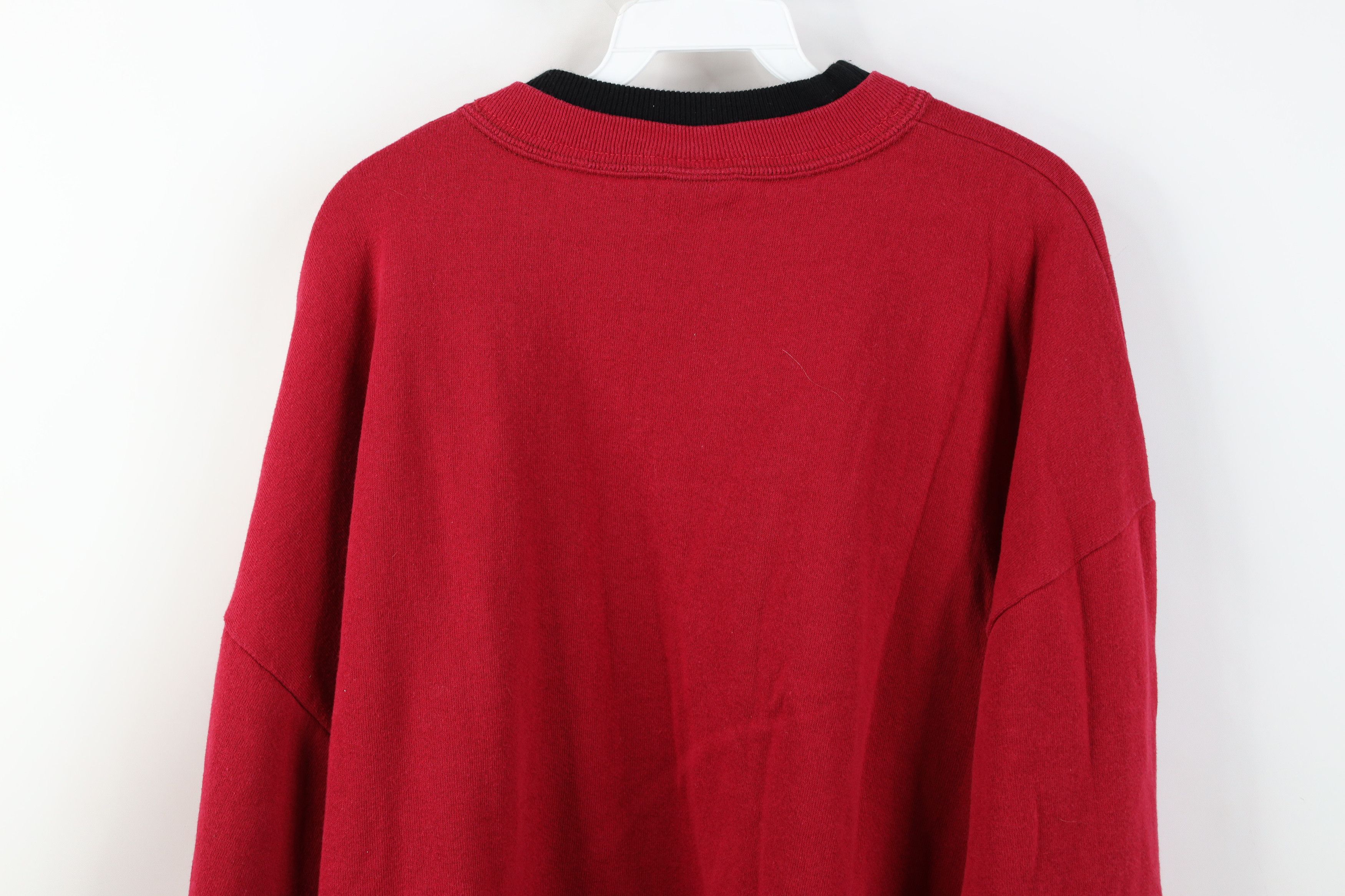 Vintage Vintage 90s Streetwear Christmas Birds Nature Sweatshirt Size XXL / US 16-18 / IT 52-54 - 14 Thumbnail