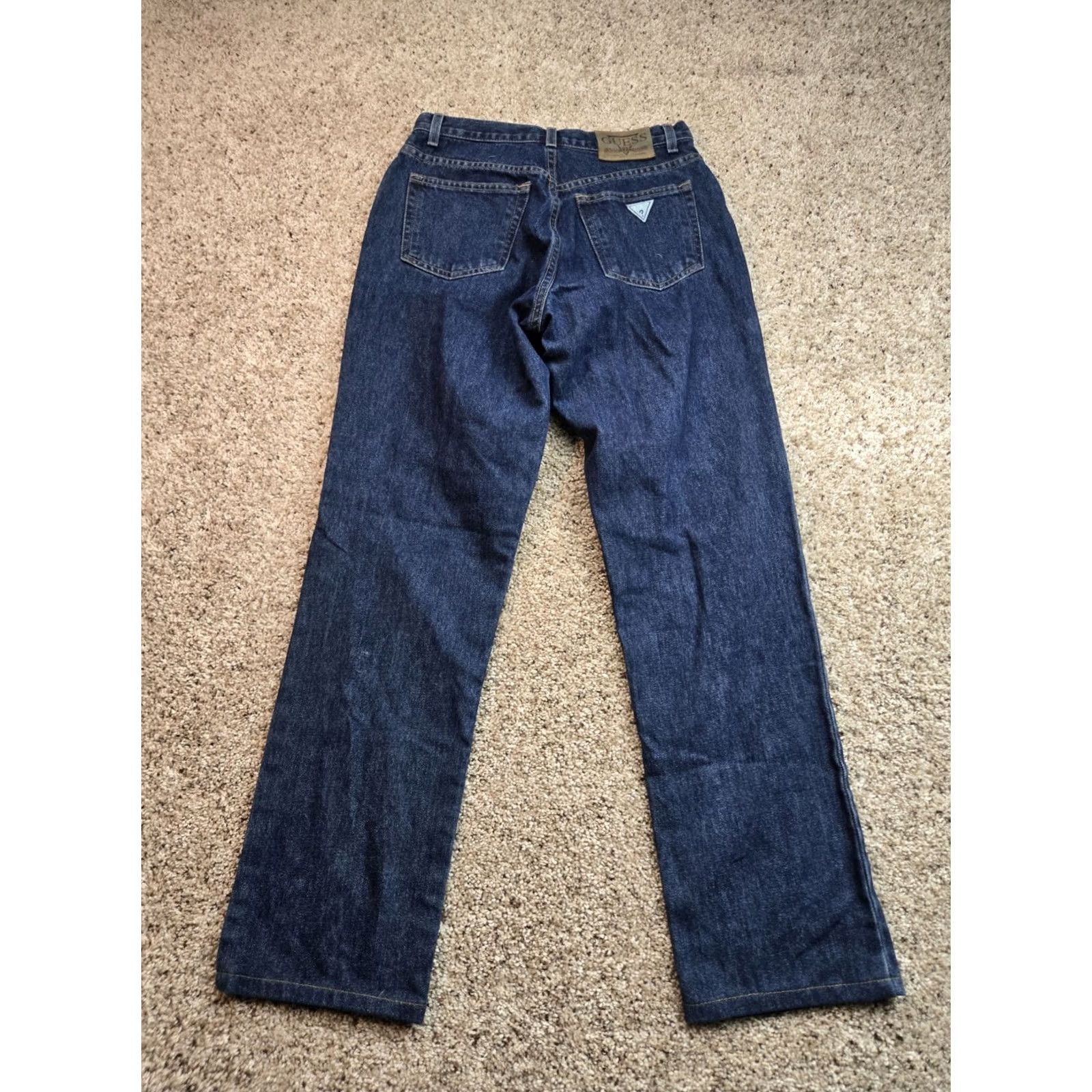 Guess VINTAGE GUESS Jeans Men 28X29 Blue 001 Classic Fit Straight Leg Denim Y2K 90s Mens Size US 28 / EU 44 - 5 Thumbnail