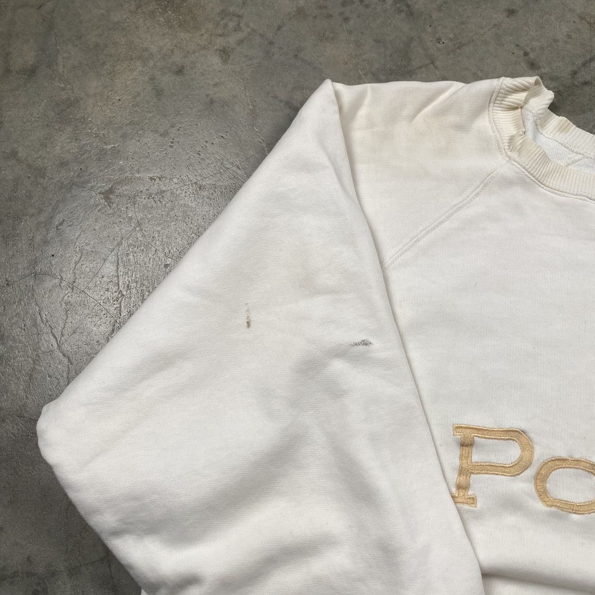 Polo Ralph Lauren × RRL Ralph Lauren × Vintage Grail 90s Polo RL Big Pony Logo Boxy Crewneck Size US L / EU 52-54 / 3 - 3 Thumbnail