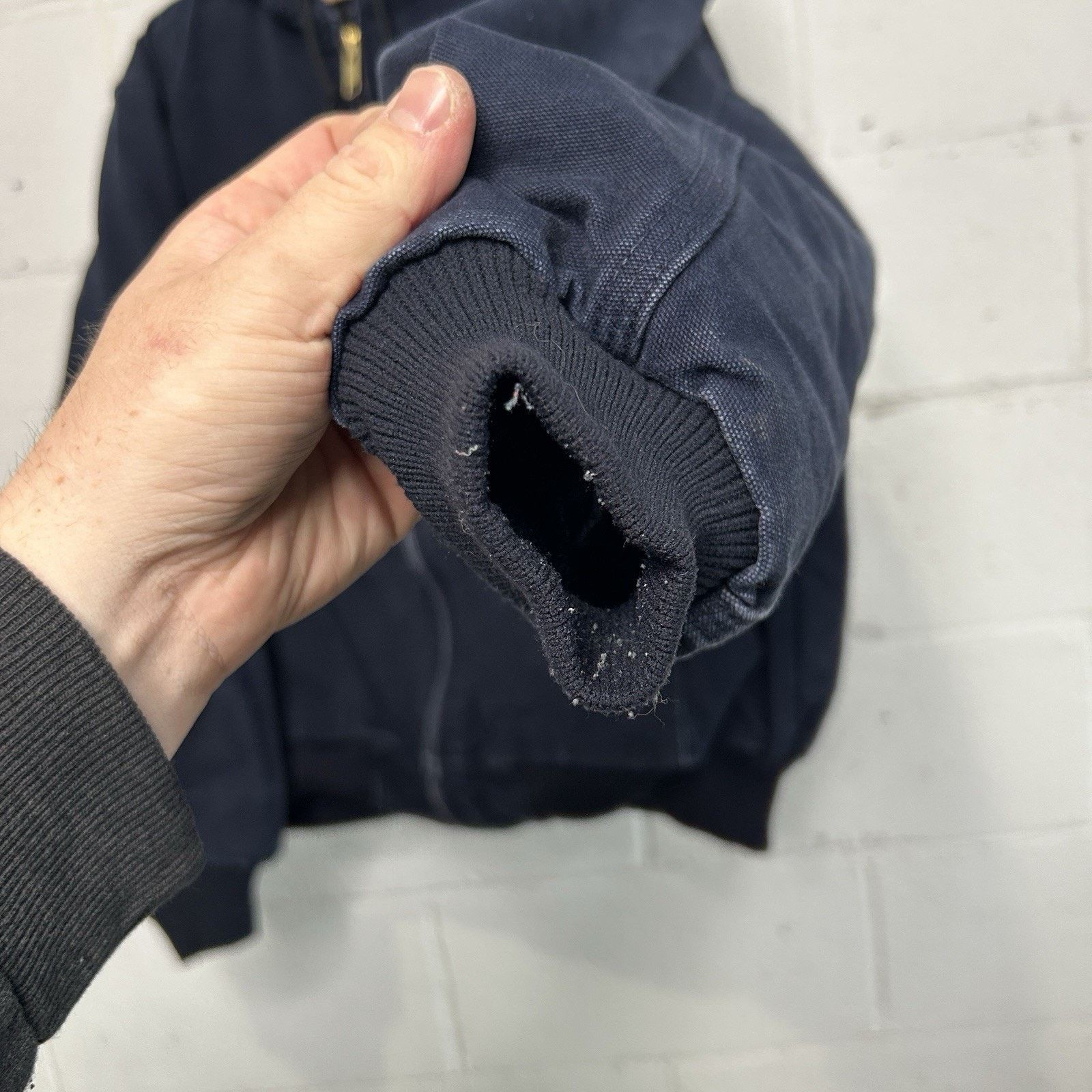 Carhartt Carhartt Quilted Hooded Active Jacket “Dark Navy” J140 DNY Size US L / EU 52-54 / 3 - 8 Thumbnail