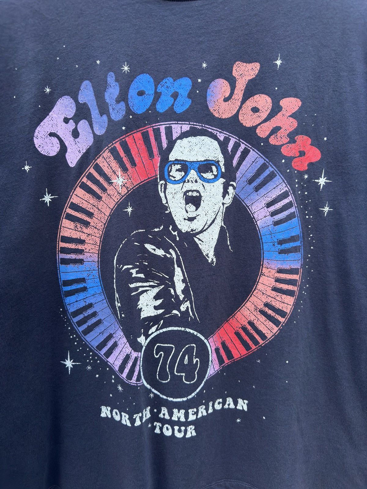 Band Tees Elton John North American Tour Oversize A52 Size US M / EU 48-50 / 2 - 2 Thumbnail