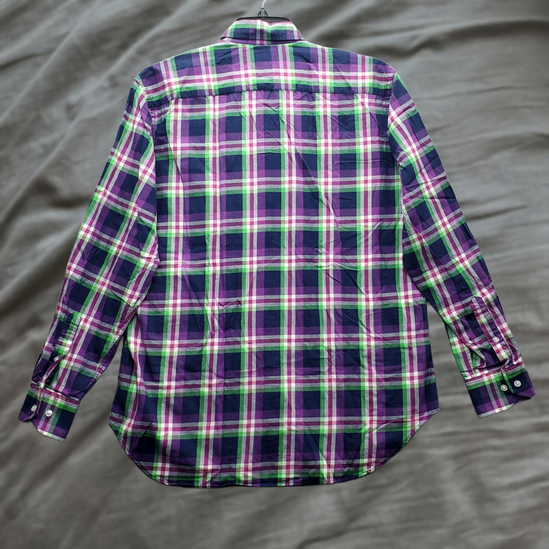 Tailorbyrd TAILORBYRD Flannel Shirt Mens L Multi Plaid Single Pocket Collar Button Down EUC Size US L / EU 52-54 / 3 - 1 Thumbnail
