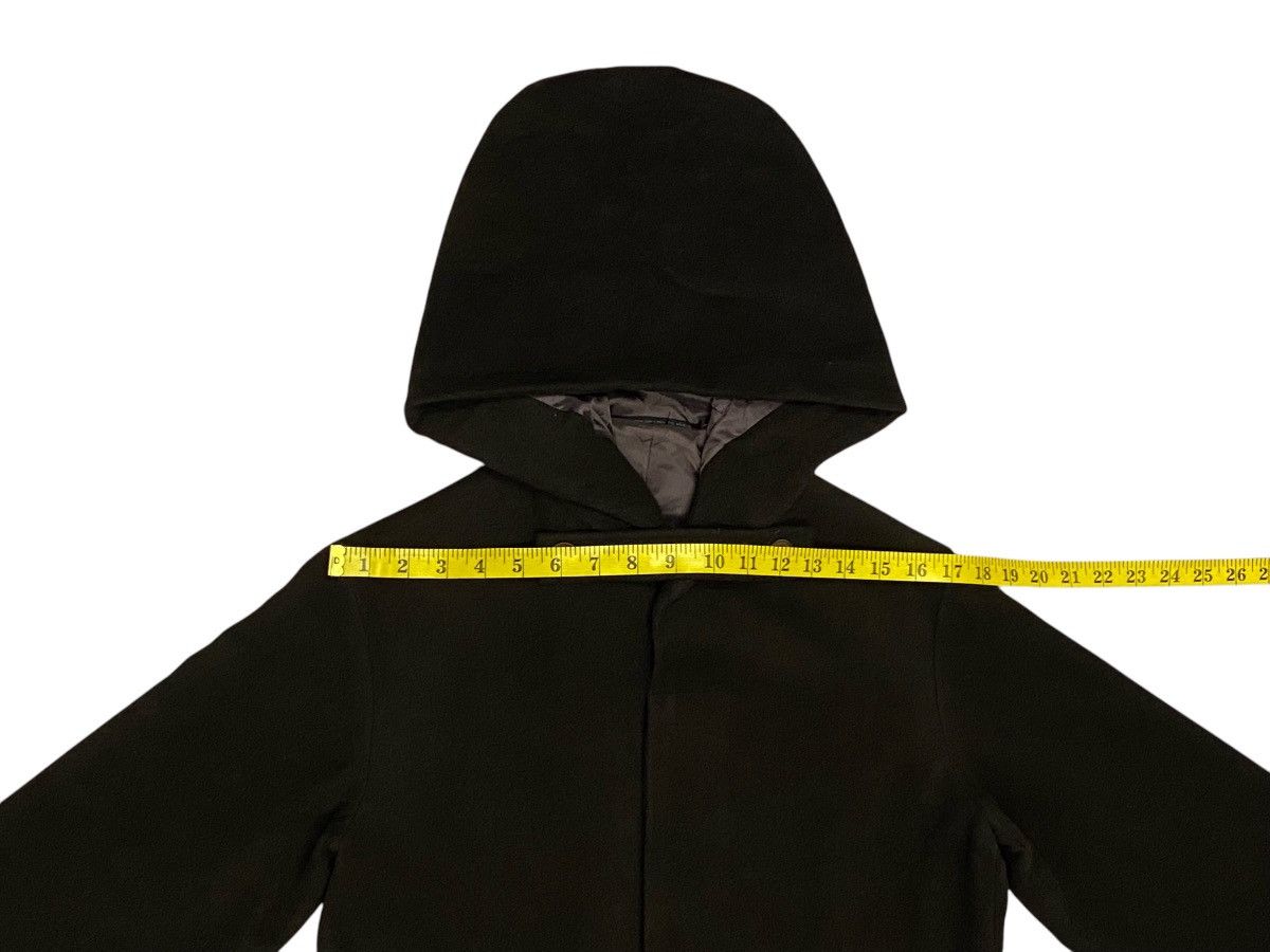 Yohji Yamamoto Y’s Yohji Yamamoto Wool Hoodie Long Coats Size L / US 10 / IT 46 - 14 Thumbnail