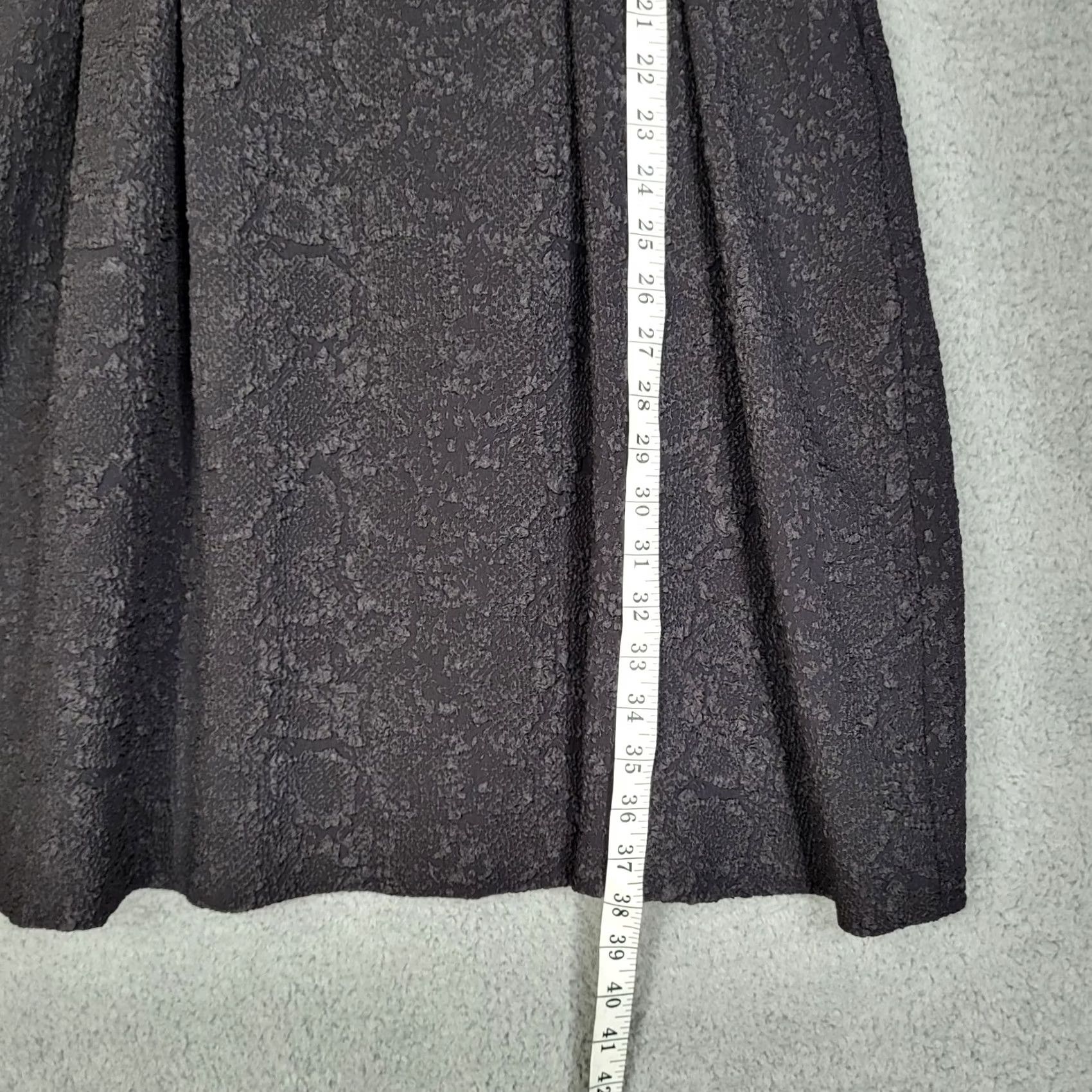 Andrew Marc Andrew Marc Women's Black Pleated Dress Size 14 A-Line Sleeveless Short Neck Round Vintage? No No Size XL / US 12-14 / IT 48-50 - 6 Thumbnail