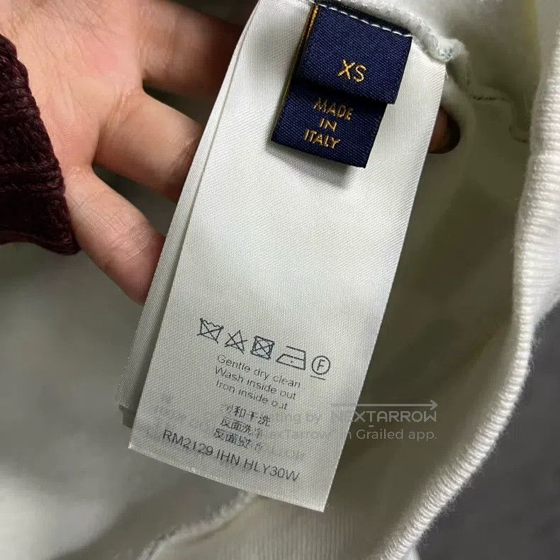 Louis Vuitton Louis Vuitton Blue and White Checker Crew Neck Long Sleeve Size US XS / EU 42 / 0 - 3 Thumbnail