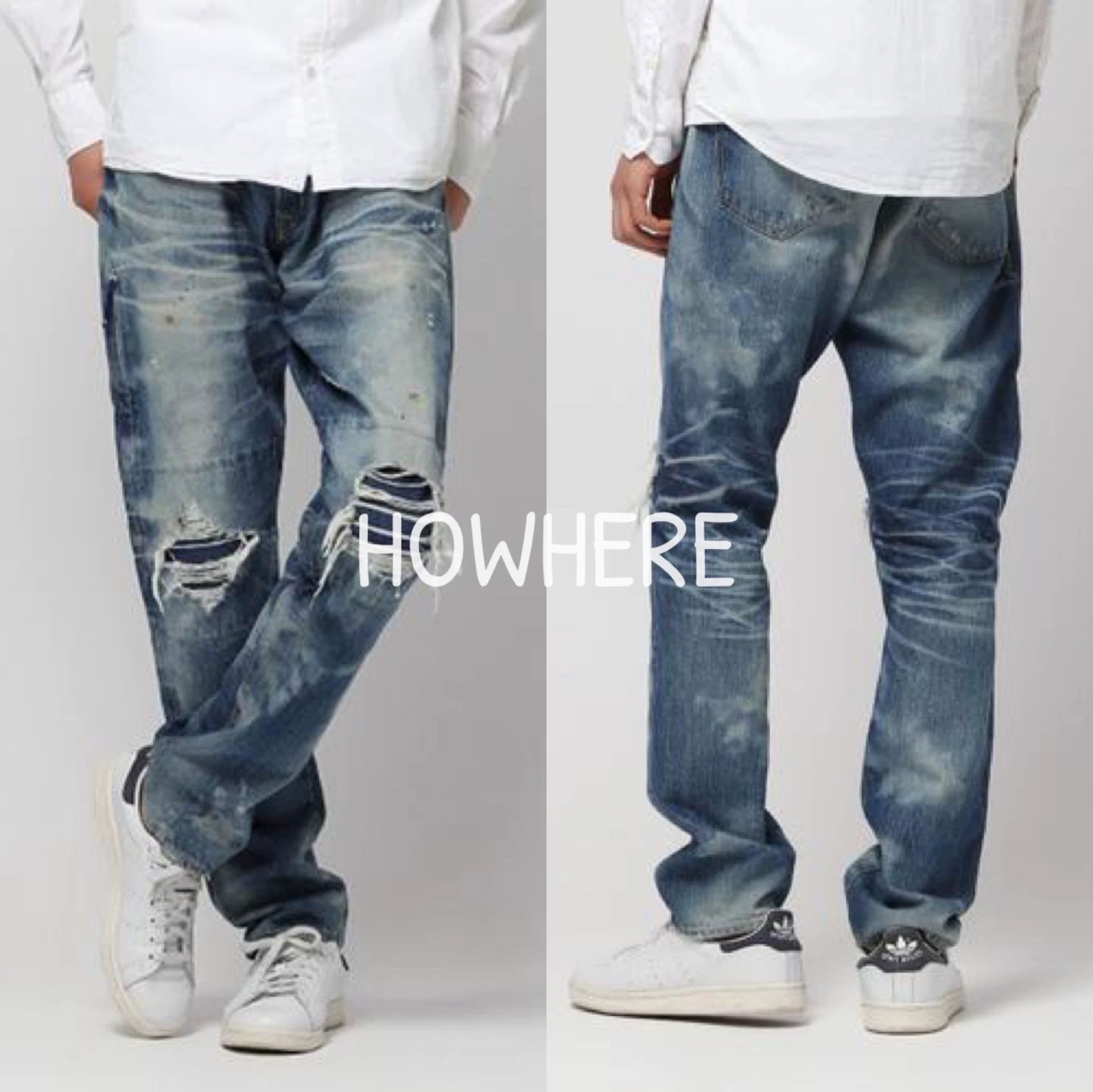 Fragment Design FRAGMENT x VANQUISH DENIM Distressed Splatter Jeans W30 Size US 30 / EU 46 - 9 Thumbnail