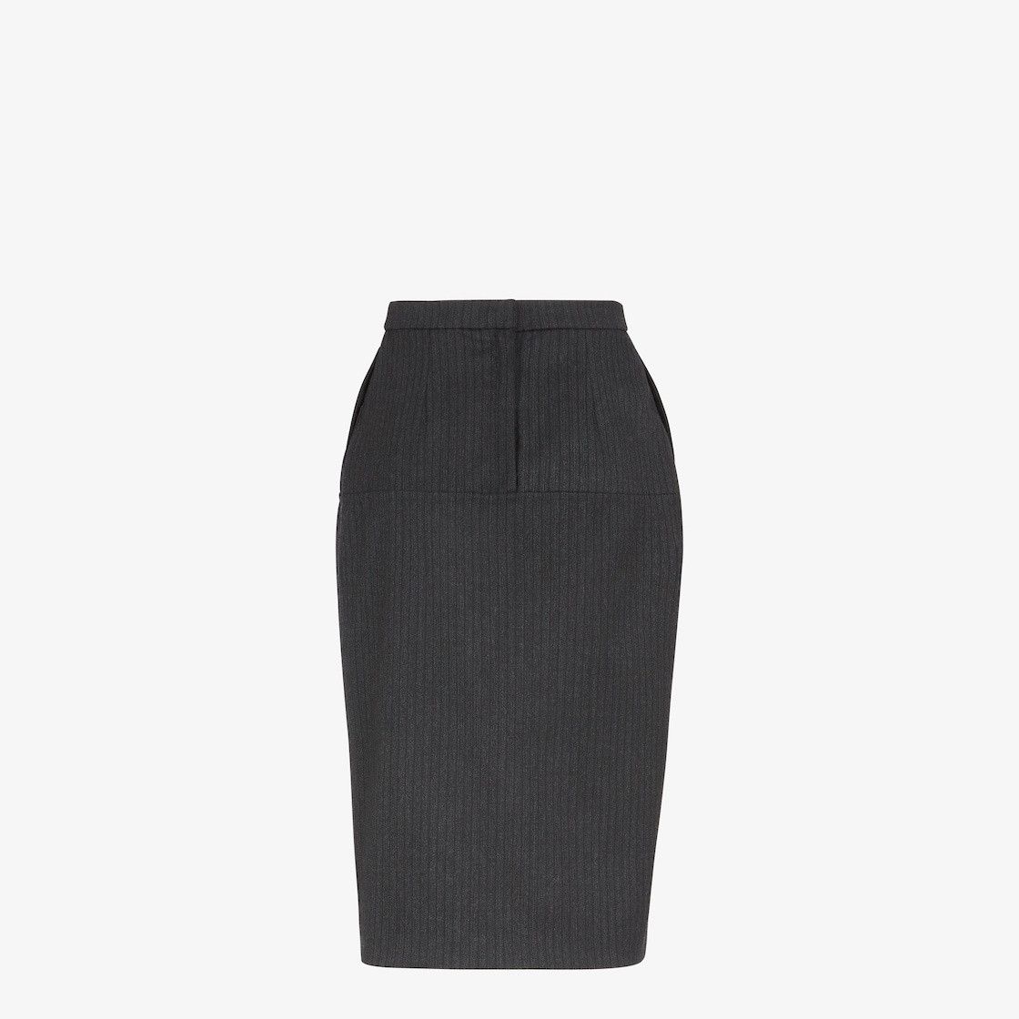 Fendi o1s1wg110226 Midi Skirt in Black Size 26" / US 2 / IT 38 - 2 Thumbnail