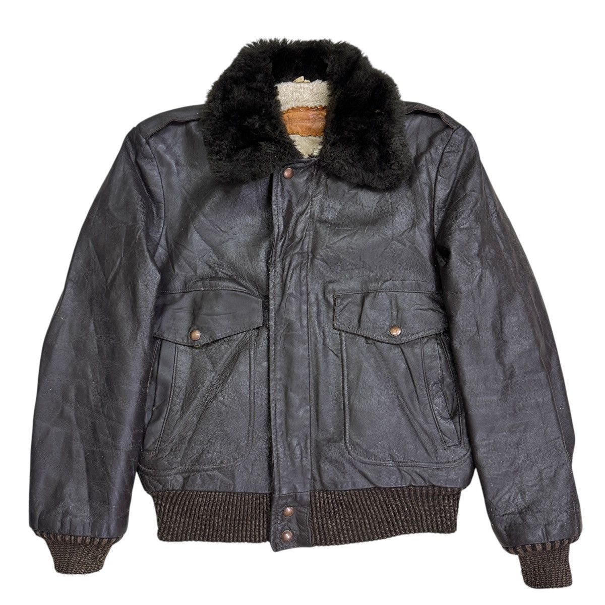 Vintage × William Barry 🔥 60s-70s VTG WILLIAM BARRY G-1 AVIATOR FLIGHT JACKET Size US S / EU 44-46 / 1 - 3 Thumbnail