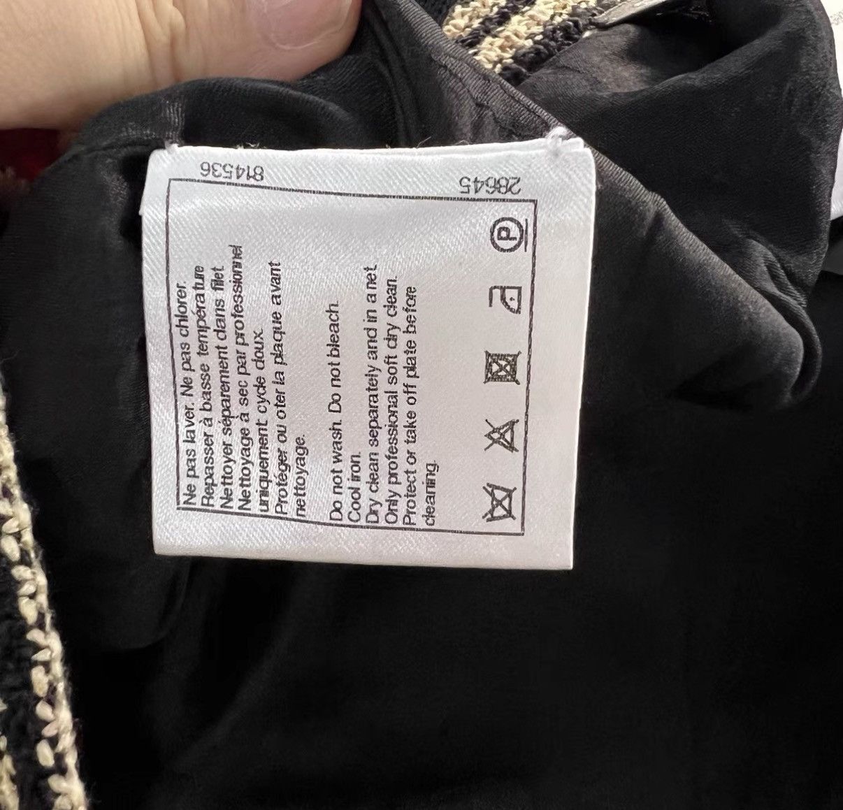 Chanel CHANEL Striped Knit Spliced Mini Skirt J41 Size 24" / US 00 / IT 34 - 4 Thumbnail