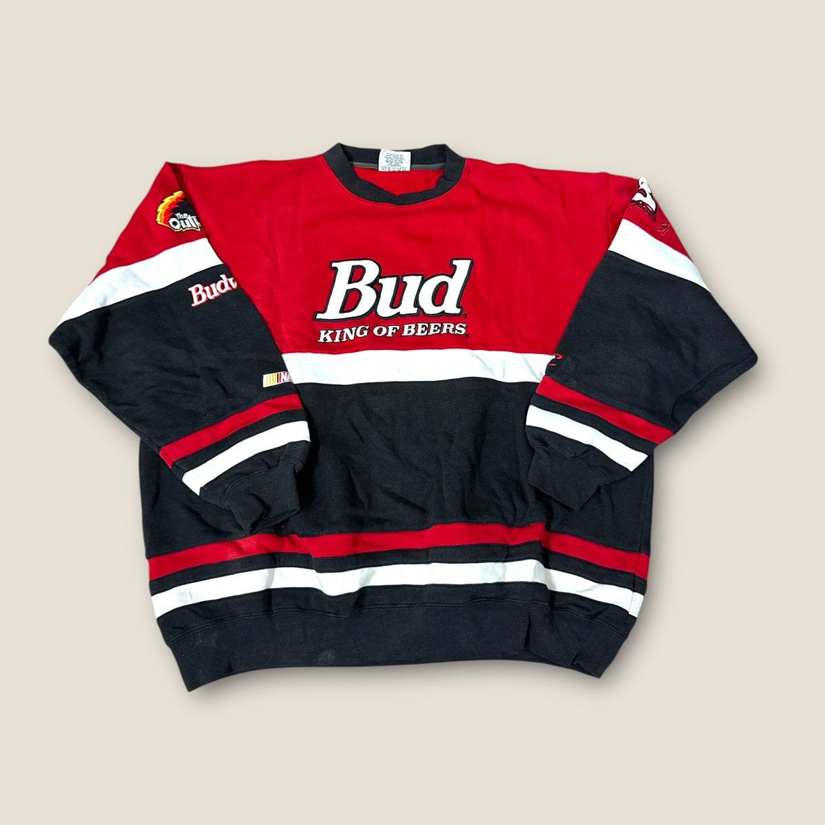 NASCAR Dale Einhardt No 8 Bud Racing Nascar Sweatshirt Size US XL / EU 56 / 4 - 1 Thumbnail