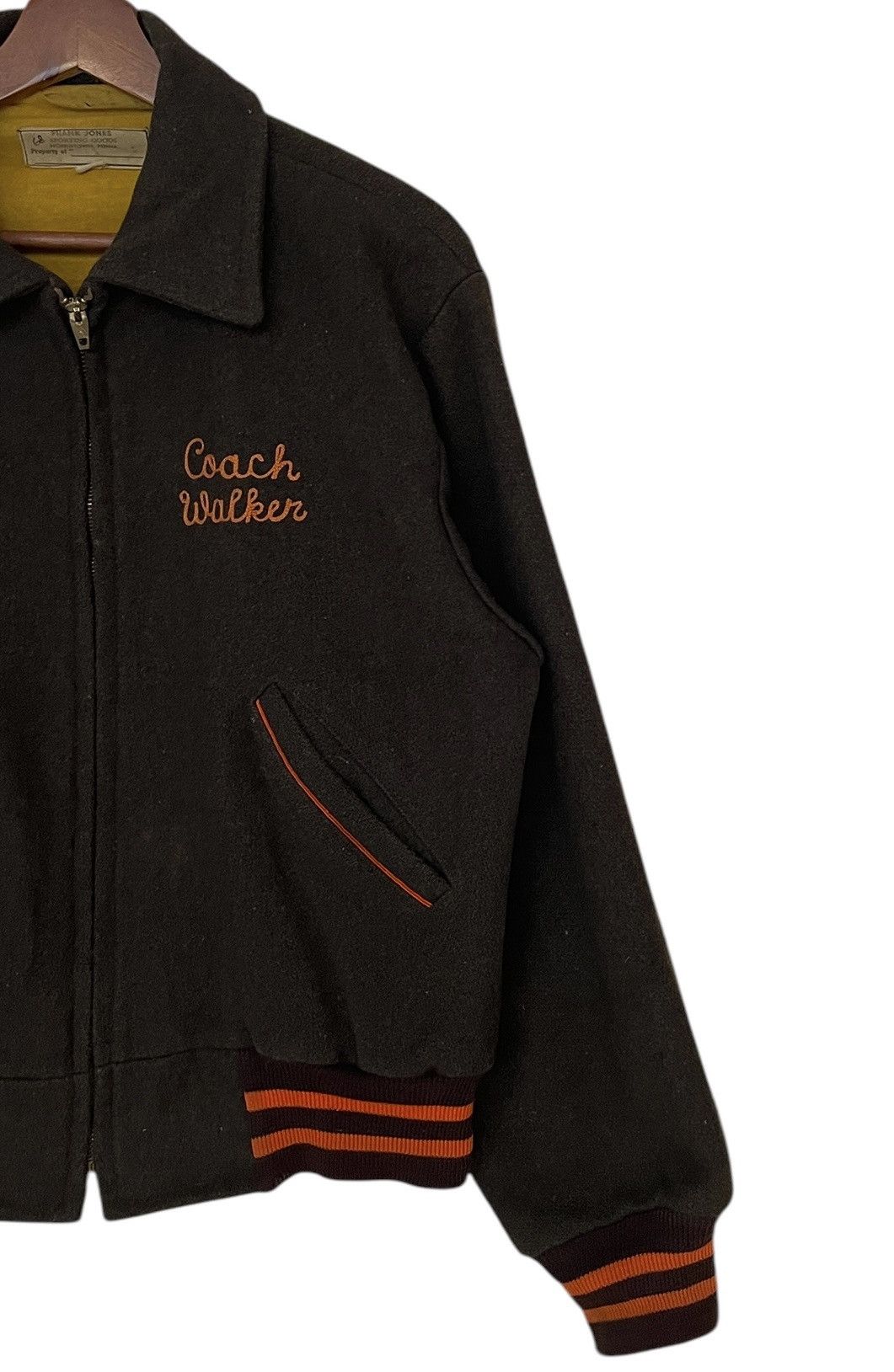Vintage True Vintage Frank Jones Conmar Zipper Varsity Jacket 1950s Size US L / EU 52-54 / 3 - 4 Thumbnail