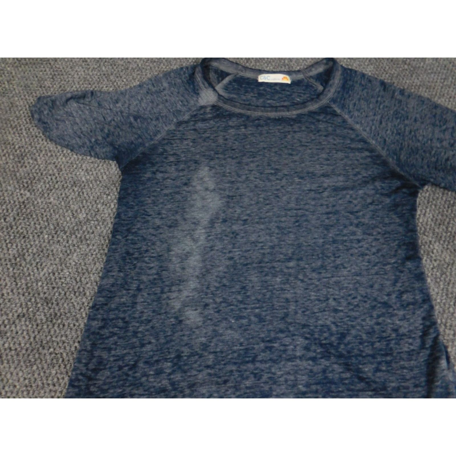 Vintage VINTAGE? No. C&C California Womens Shirt S Blue Stretch Pullover Casual Short Sleeve Round Neck T-Shirt Cotton Hip Hop Basic Size S / US 4 / IT 40 - 4 Thumbnail