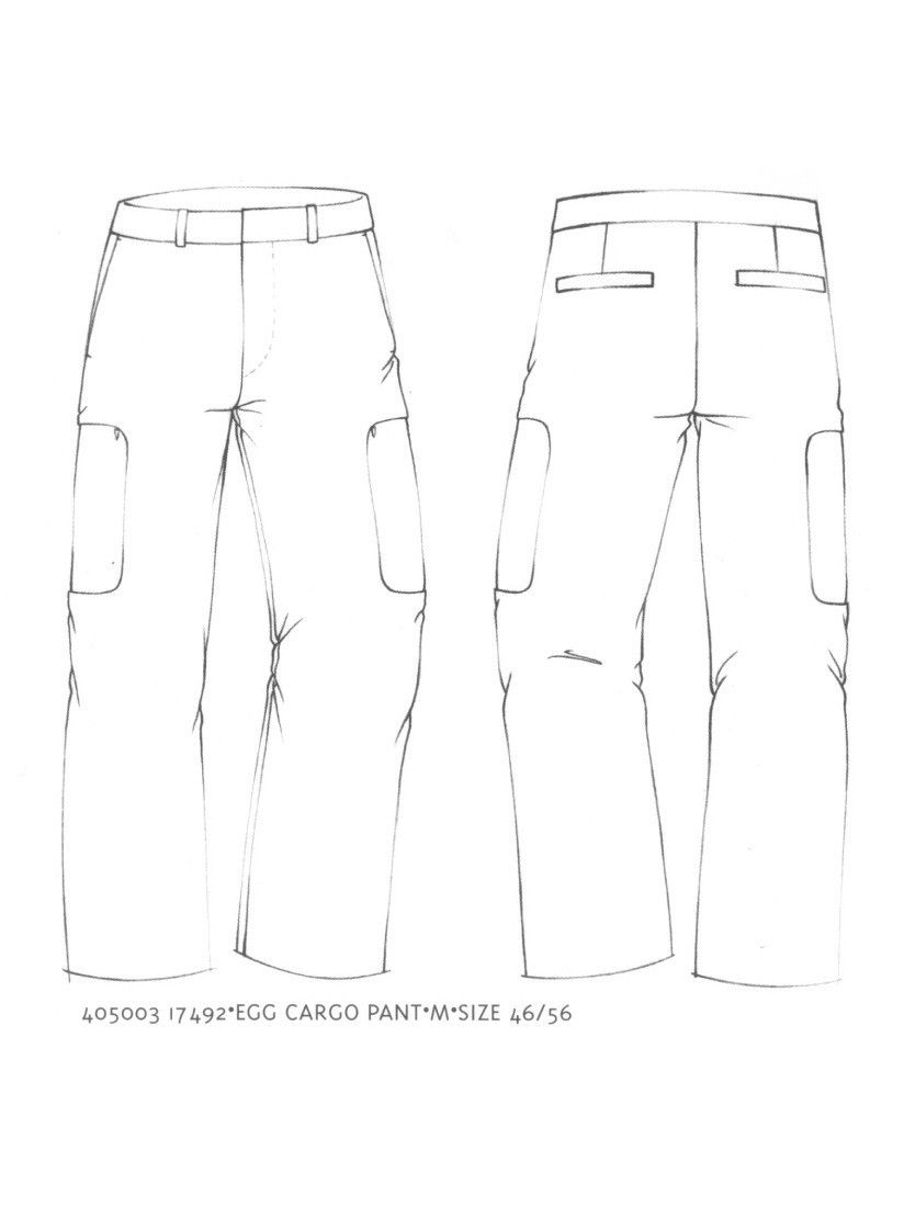 Mandarina Duck Mandarina Duck AW98 Egg Cell Cargo Pants - IT48 Size US 32 / EU 48 - 2 Thumbnail