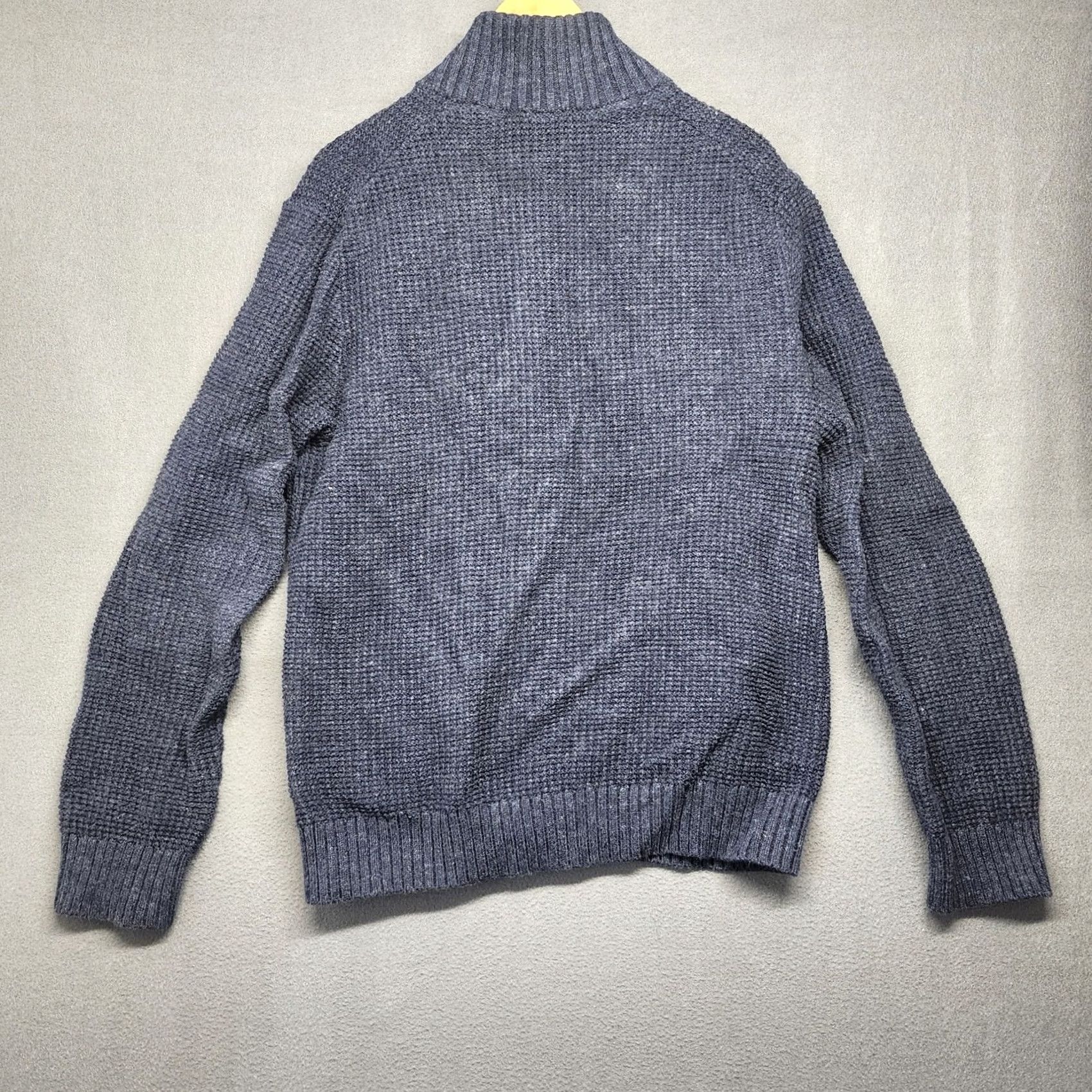 Gap VINTAGE Gap Cardigan Mens XL Blue Mock Neck Cotton Pockets Button Front Grandpa Sweater Long Sleeve Fall Winter Mens Size US XL / EU 56 / 4 - 2 Thumbnail