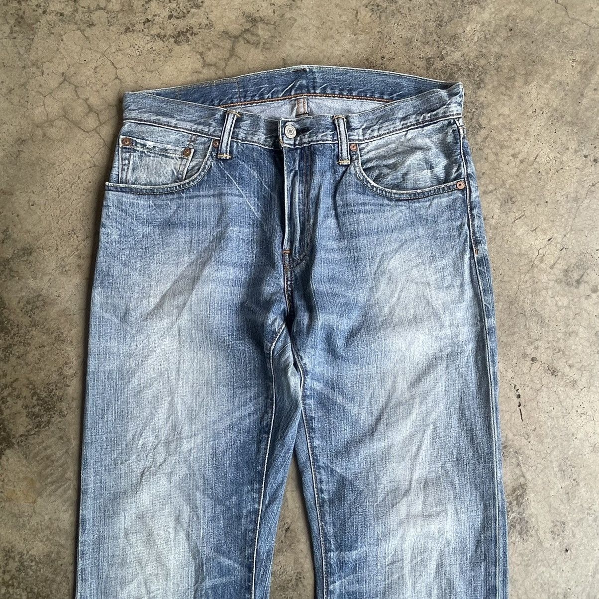 Levi's Vintage Clothing 🔥Vintage Levis 502 Stoned Washed Ripped Distress Denim Jeans Size US 34 / EU 50 - 2 Thumbnail