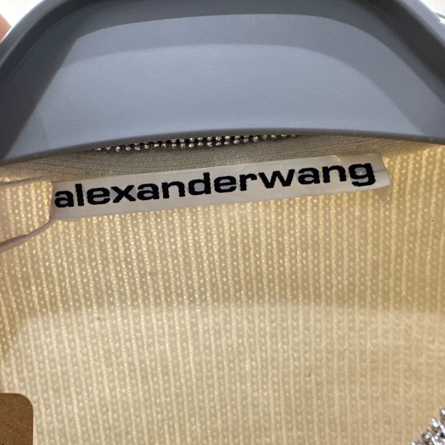 Alexander Wang Alexanderwang mar468 crystal front wool cashmere cardigants Size XS / US 0-2 / IT 36-38 - 3 Thumbnail