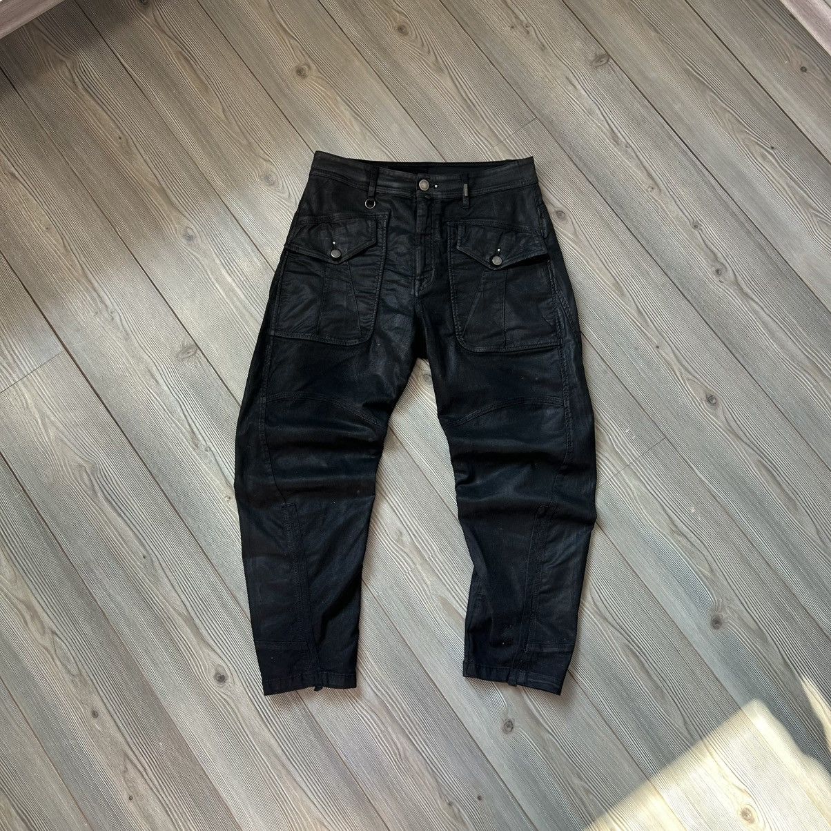 Other HIGH Use By Claire Campbell Avantgarde Waxed Cargo Pants Size US 32 / EU 48 - 4 Thumbnail