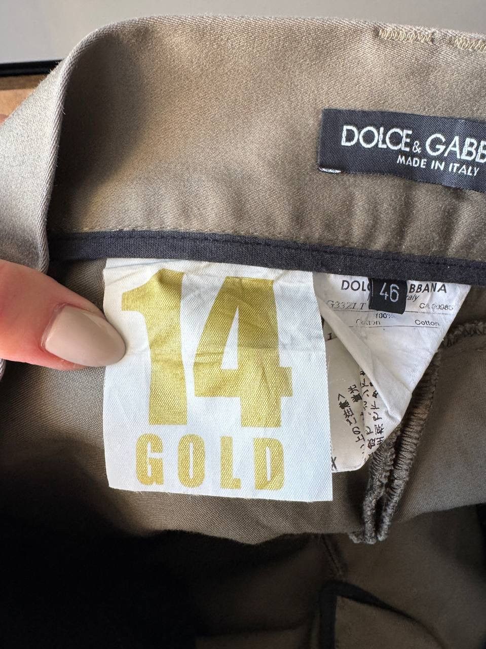 Dolce & Gabbana Archive Dolce & Gabbana Avant Gard Zip Pants Size US 31 - 10 Thumbnail