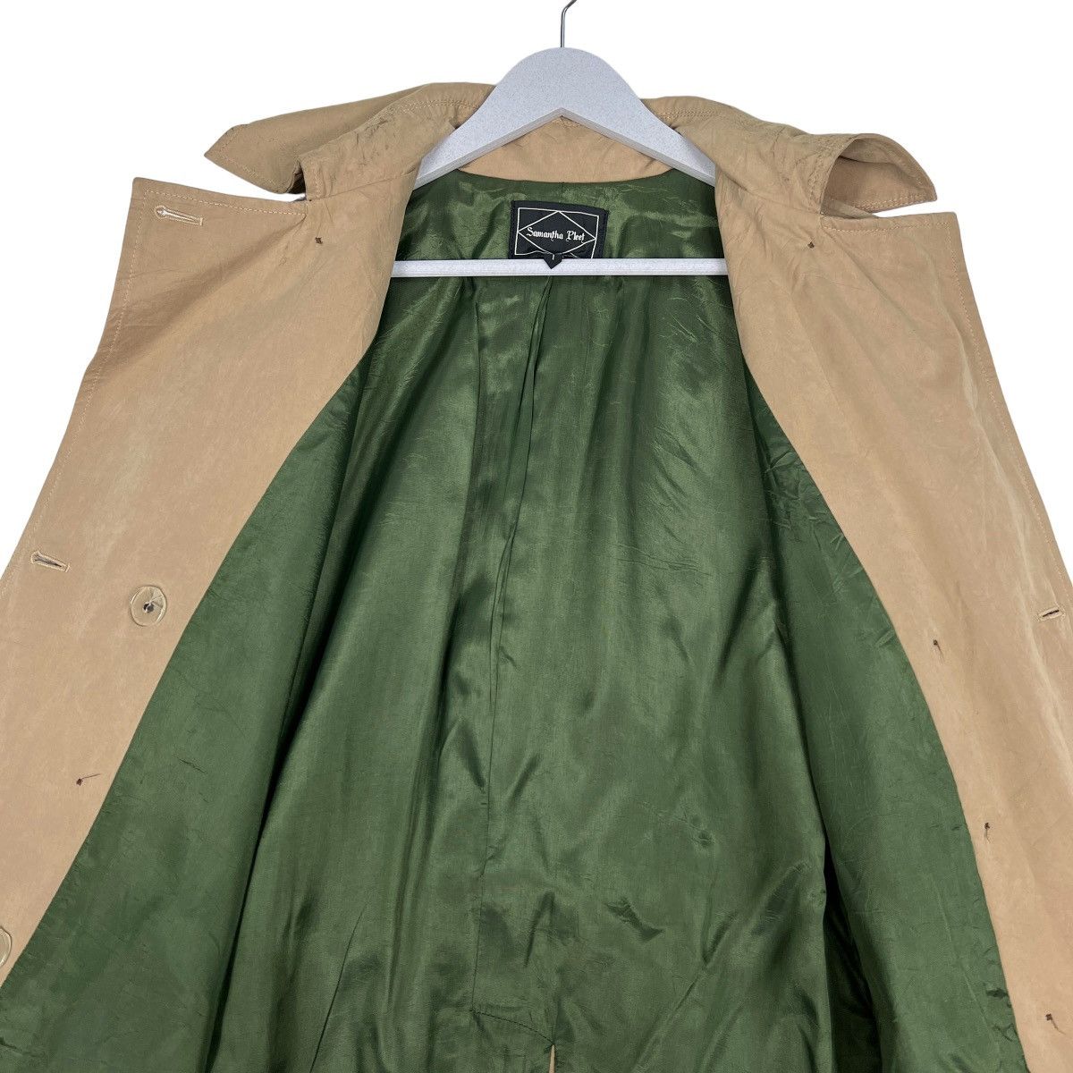 Designer 🔥 SAMANTHA PLEET TRENCH COAT MADE IN USA Size US S / EU 44-46 / 1 - 12 Thumbnail
