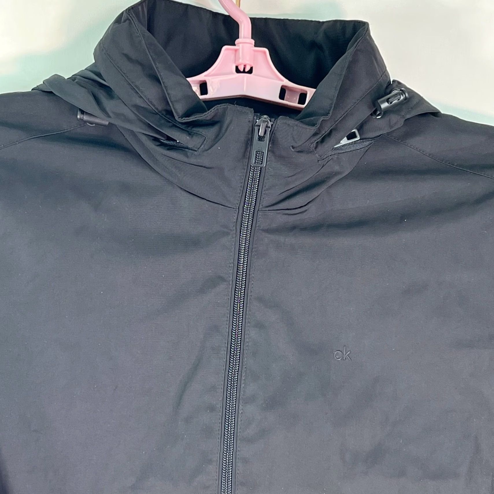 Calvin Klein Calvin Klein Mens Jacket Full Zip Hooded Black M Classic Solid 100% Polyester Regular Chest 44 in Long Sleeve Length 26 in 2 Pockets Shirt or Coat? Size US M / EU 48-50 / 2 - 3 Thumbnail