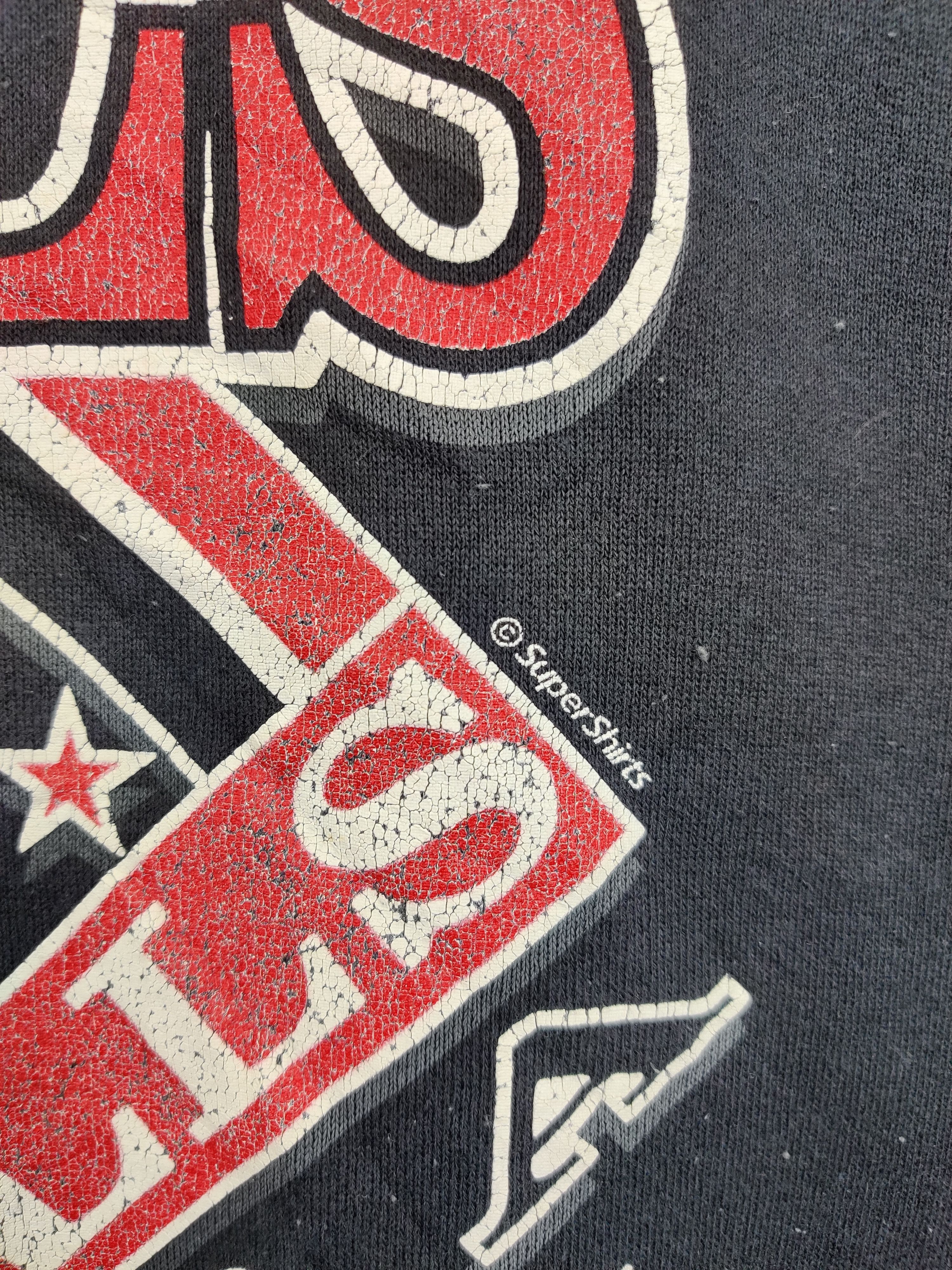 NBA Vintage 90's Chicago Bulls Big Logo Sweatshirt Size US L / EU 52-54 / 3 - 7 Thumbnail