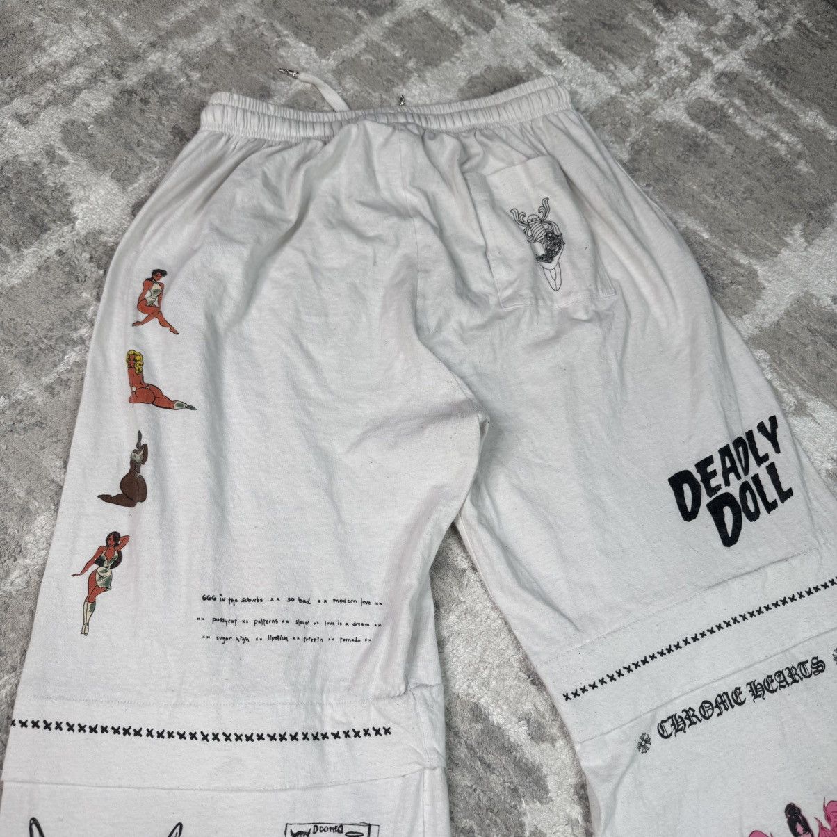 Chrome Hearts Deadly doll patchwork sweatpants Size US 34 / EU 50 - 13 Thumbnail