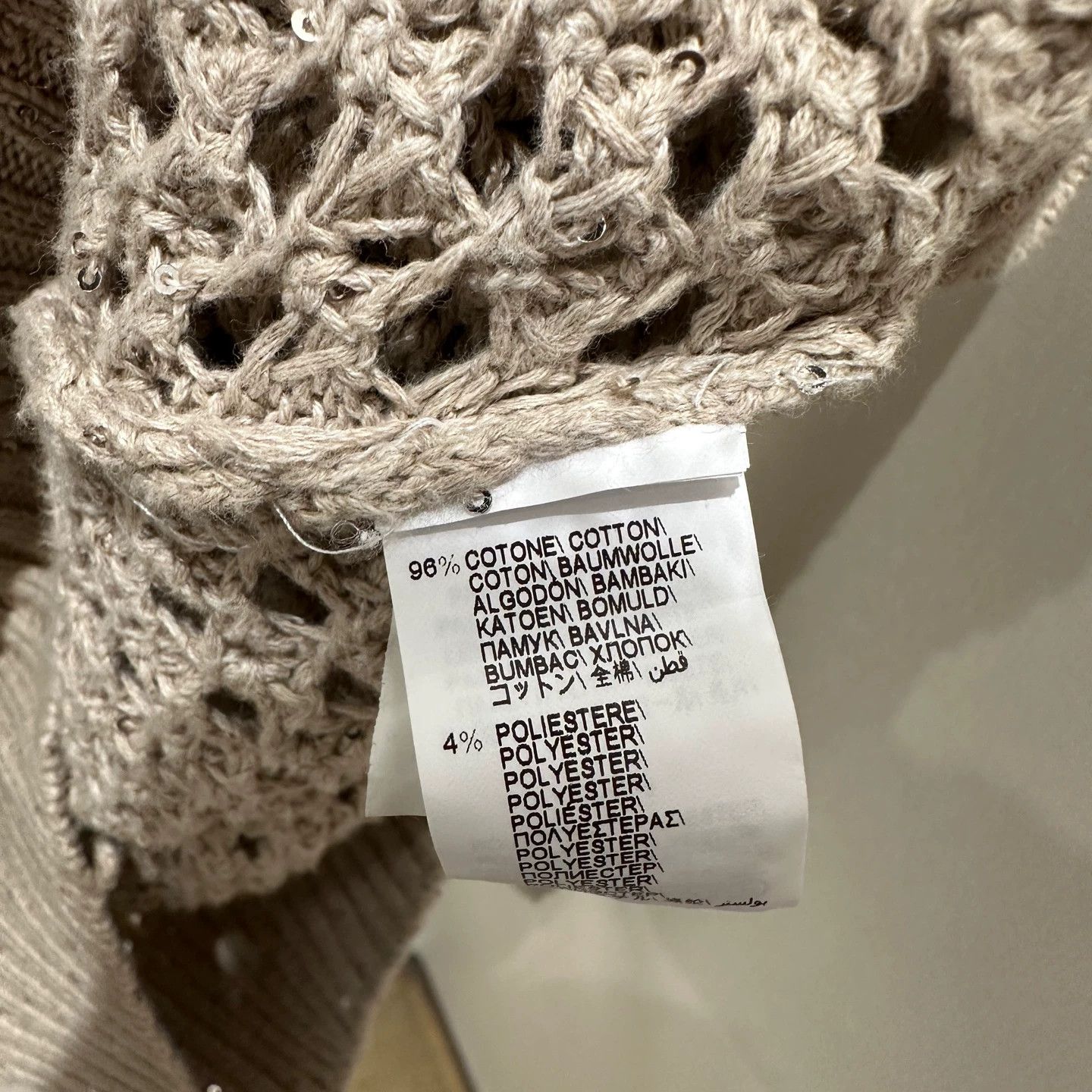 Brunello Cucinelli Brunello Cucinelli apr667 openwork sequin knit cardy M Size M / US 6-8 / IT 42-44 - 4 Thumbnail