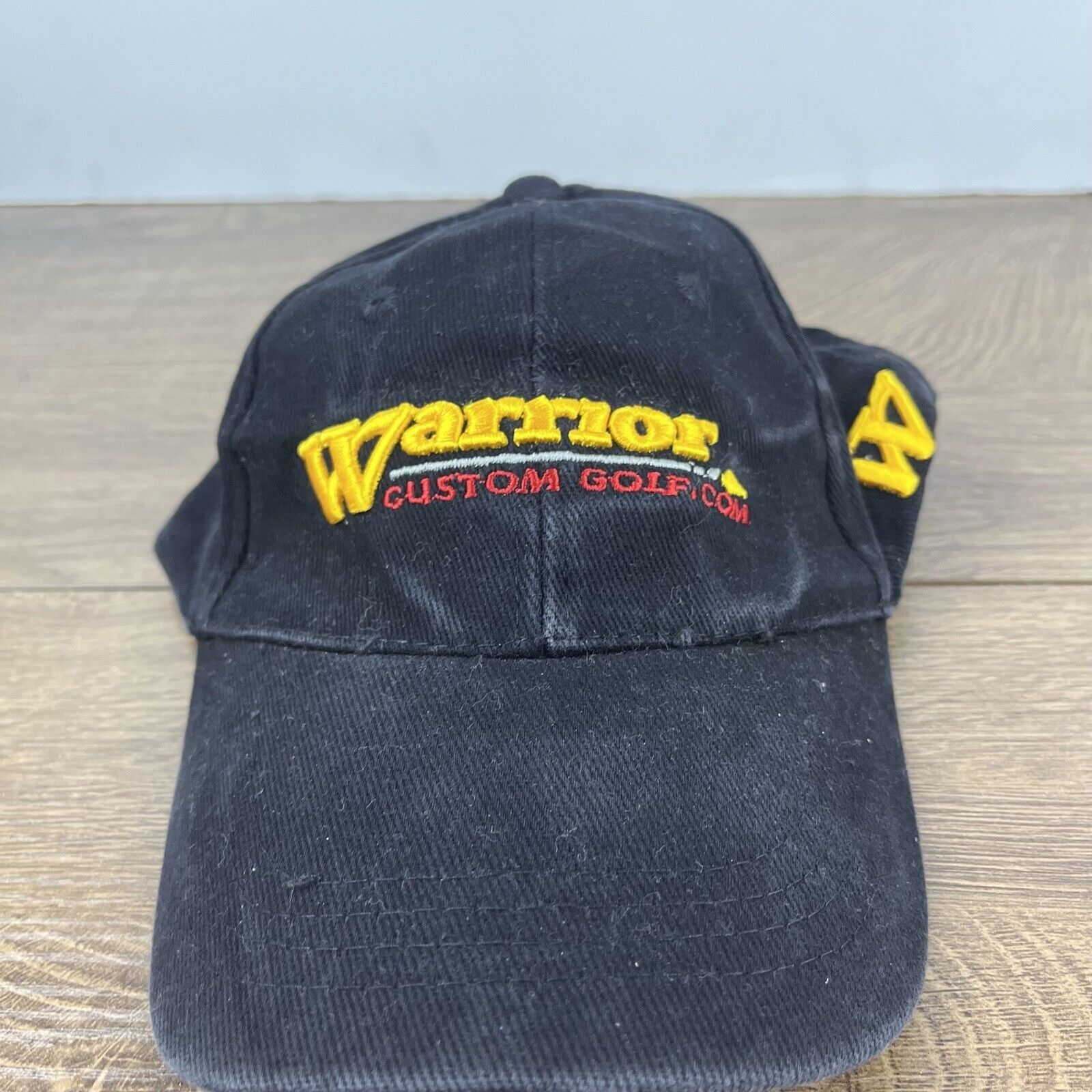 Other Warrior Custom Golf Hat Black Hat Adjustable Black Adult Siz Size ONE SIZE - 3 Thumbnail