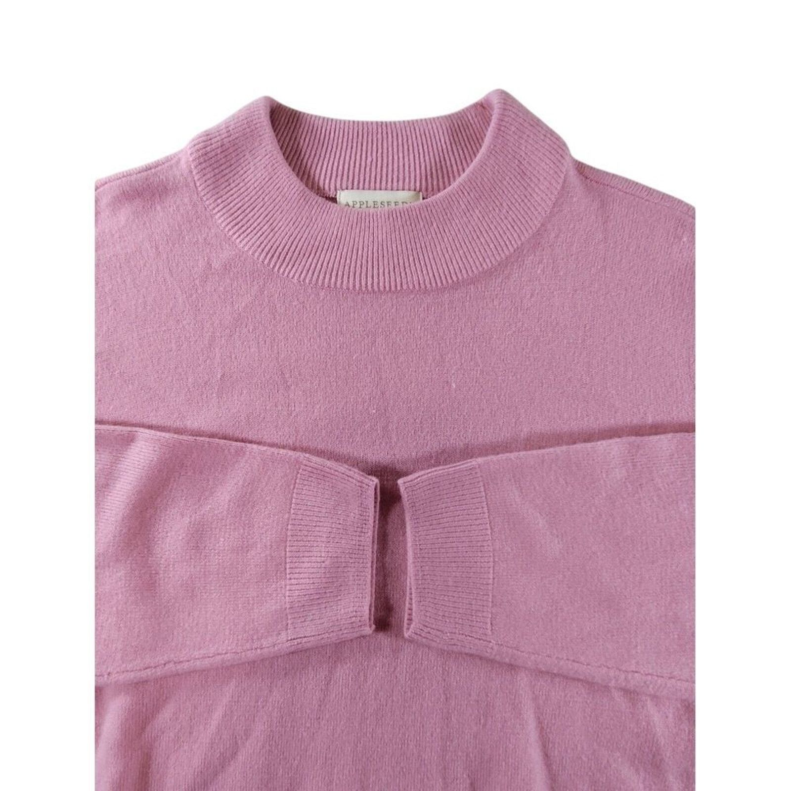 & Other Stories Appleseeds VTG Women Pullover Sweater Pink Long Sleeve Large Size L / US 10 / IT 46 - 3 Thumbnail
