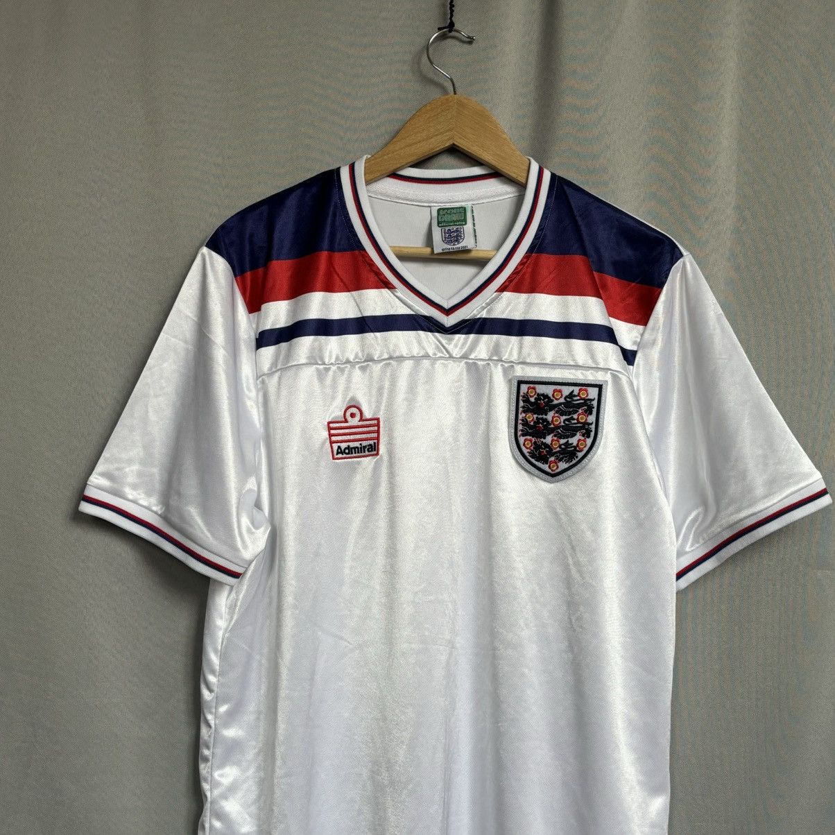 Vintage ScoreDraw England vintage jersey football xl white Size US XL / EU 56 / 4 - 3 Thumbnail