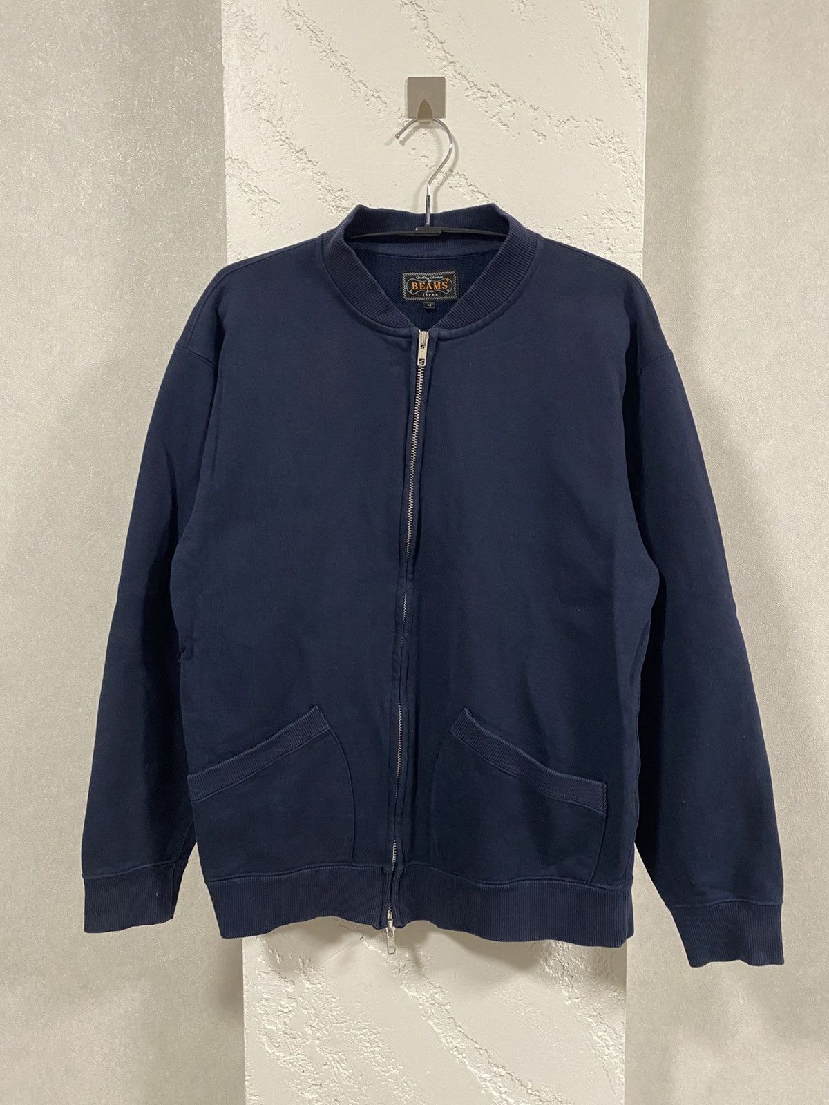 Beams Japan Beams Japan Blue Cotton Light Bomber Jacket Size: M Size US M / EU 48-50 / 2 - 1 Thumbnail