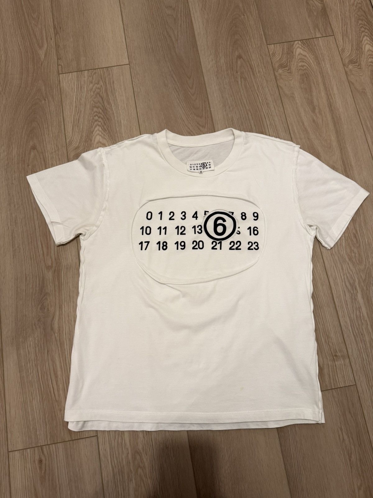 Maison Margiela MM6 Maison Margiela Numbers Tee Size US S / EU 44-46 / 1 - 2 Thumbnail