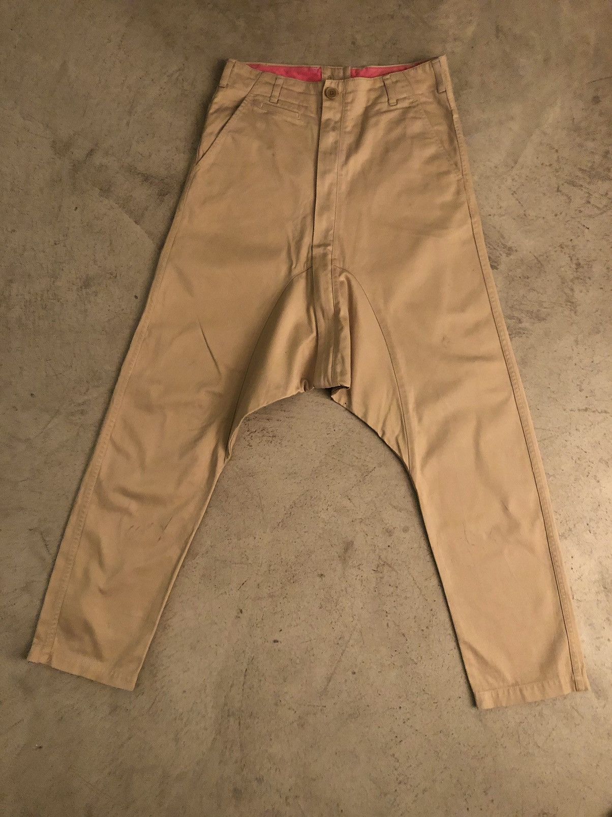 Comme des Garcons Comme Des Garçons CDGH Drop Crotch Pants Size US 31 - 1 Thumbnail