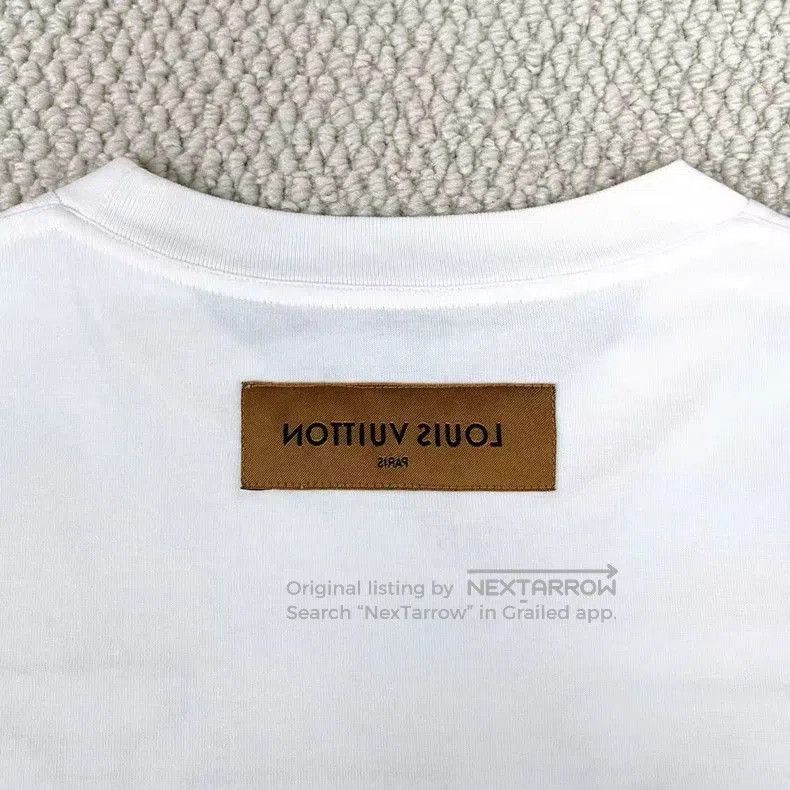 Louis Vuitton Louis Vuitton White Logo Embroidered T. Size US XS / EU 42 / 0 - 6 Thumbnail
