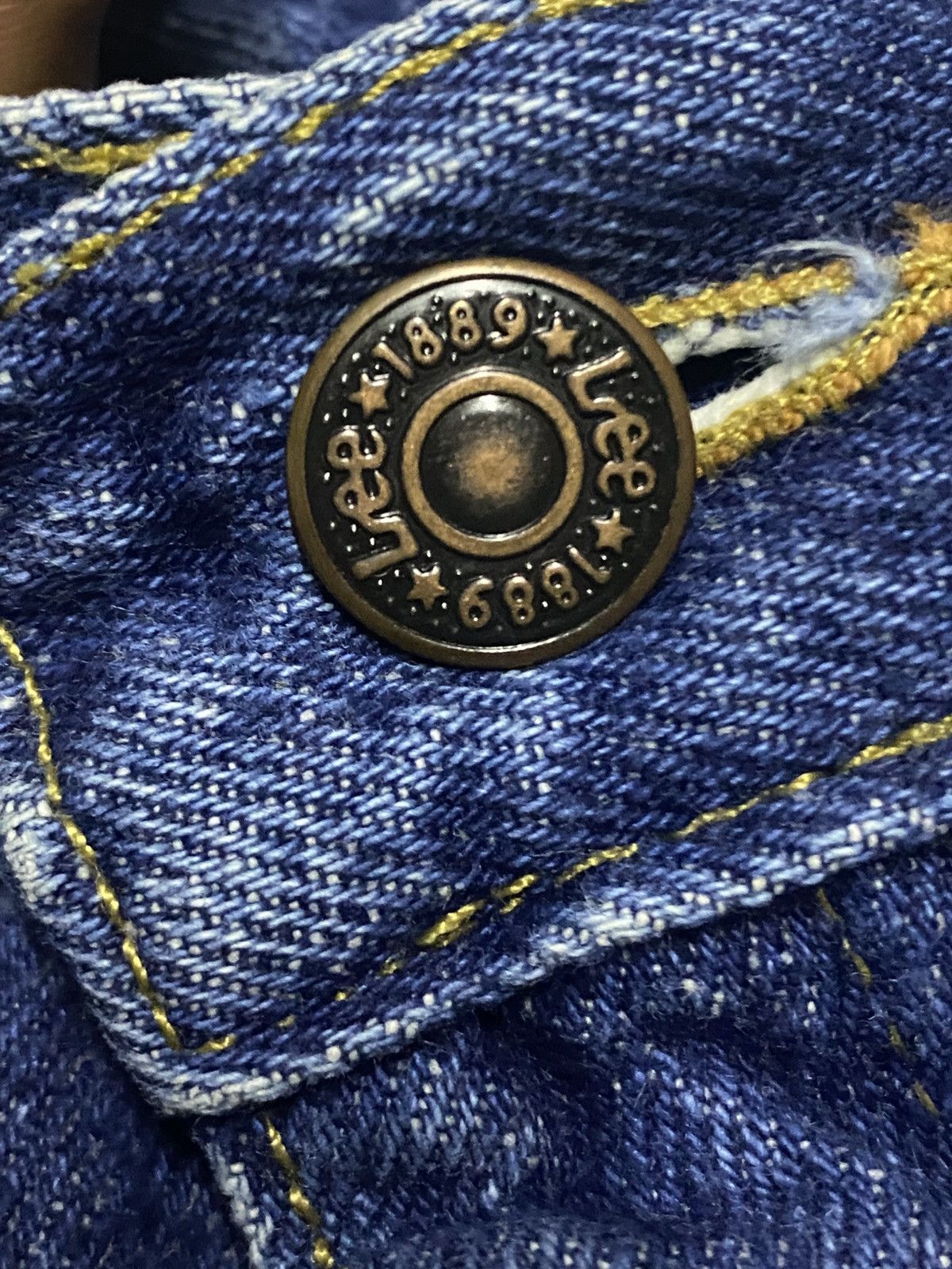 Lee Vintage lee 1889 Blue Wash Frayer Loose Jeans Size US 28 / EU 44 - 9 Thumbnail