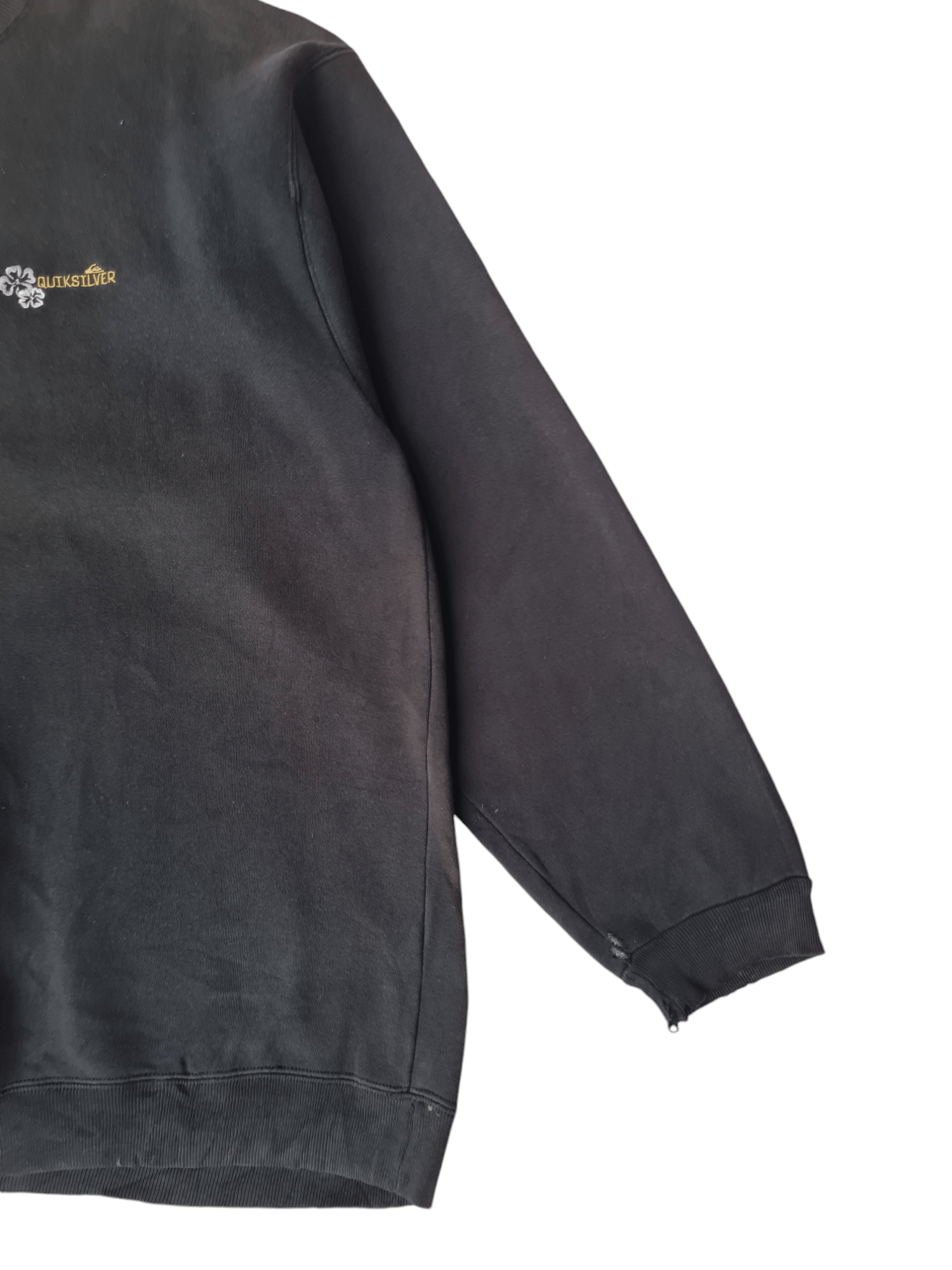 Quiksilver × Vintage Vtg Quiksilver Faded Black Size US L / EU 52-54 / 3 - 6 Thumbnail