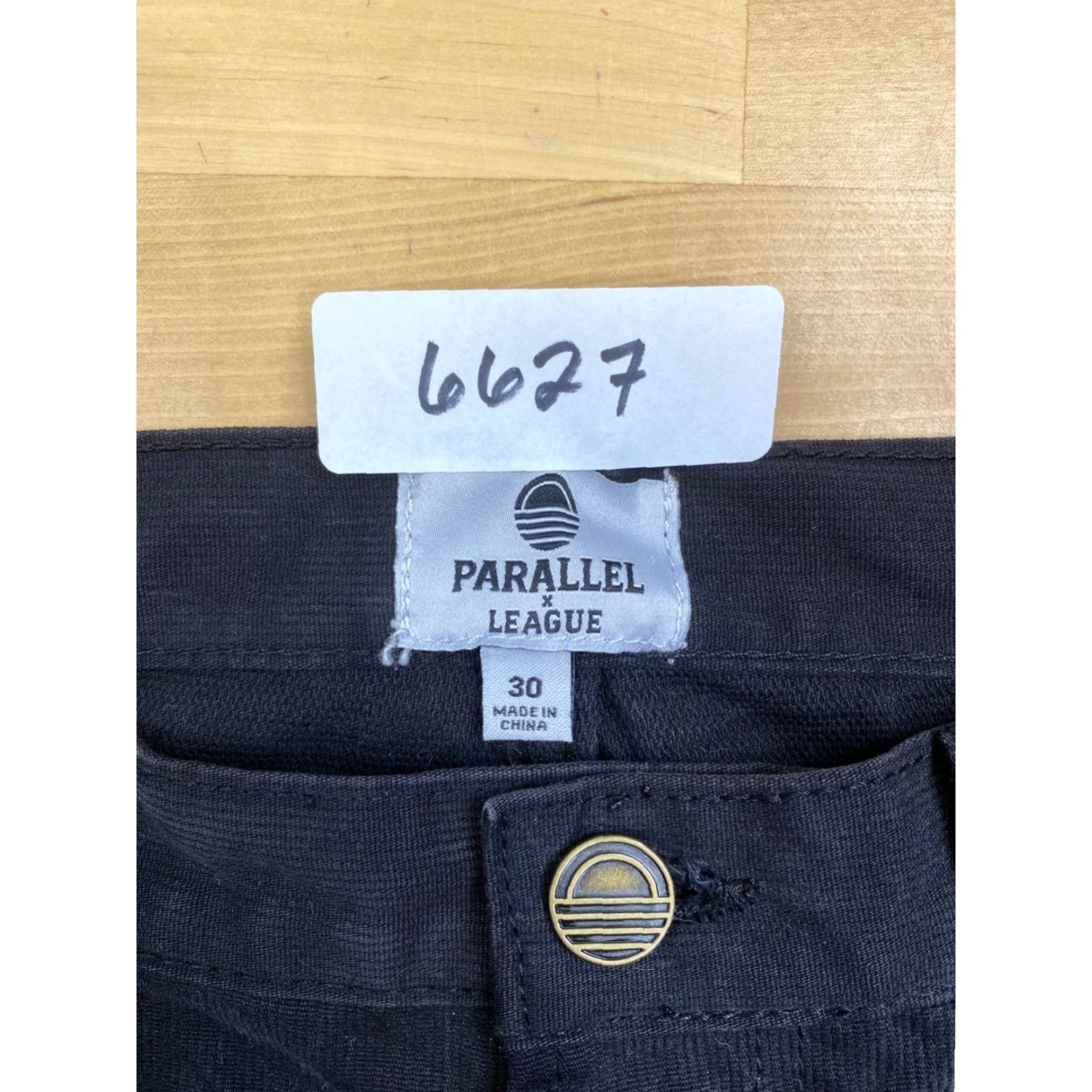 Vintage Parallel x League Jeans Mens 30x31 Black Straight Casual Regular 30 31 Inseam Jeans (Dark) Men Shirt? Size US 30 / EU 46 - 5 Thumbnail
