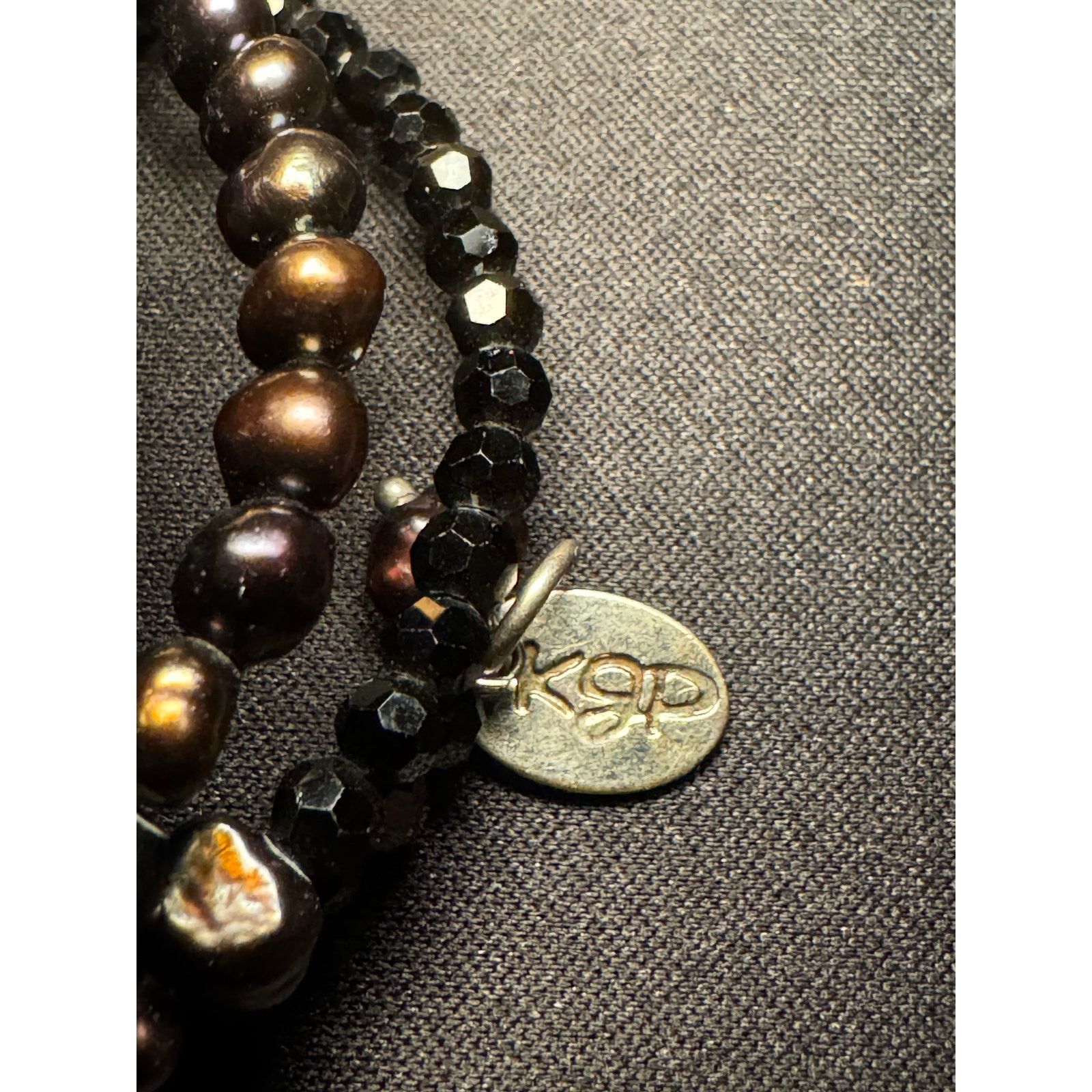 Other KGP Beaded & Pearl Memory Wire Bracelet Size ONE SIZE - 3 Thumbnail