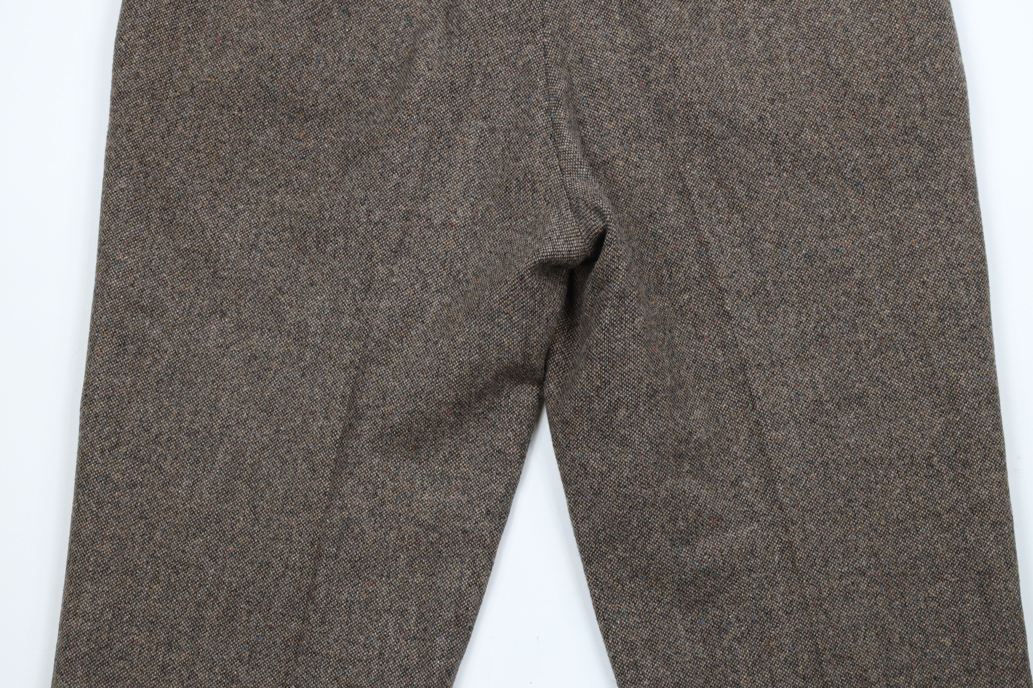 Orvis Vintage 90s Orvis Trim Cuffed Wool Tweed Chino Pants Brown Size US 38 / EU 54 - 9 Thumbnail