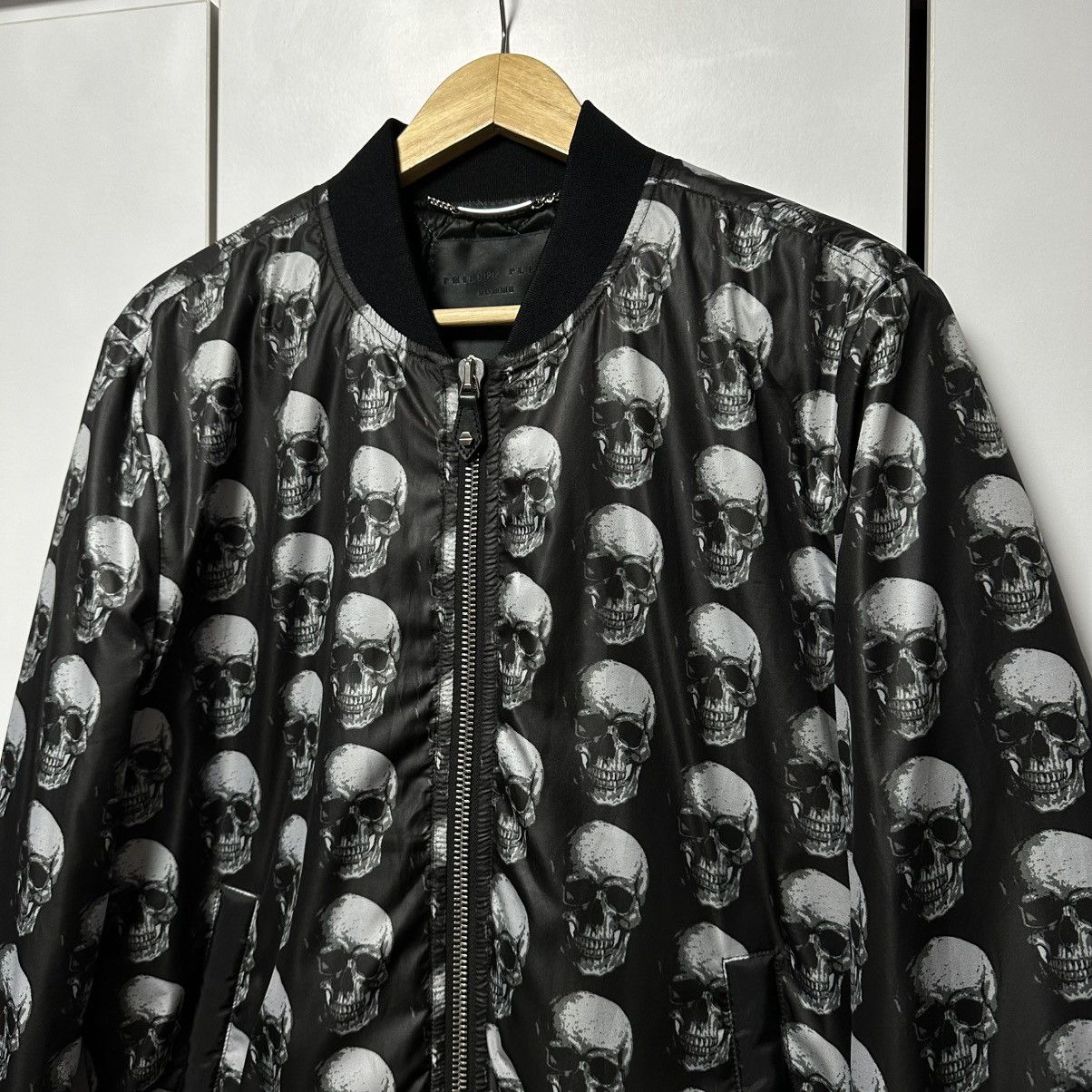 Philipp Plein Philipp Plein Bomber Luxury Jacket Skull Size US M / EU 48-50 / 2 - 2 Thumbnail