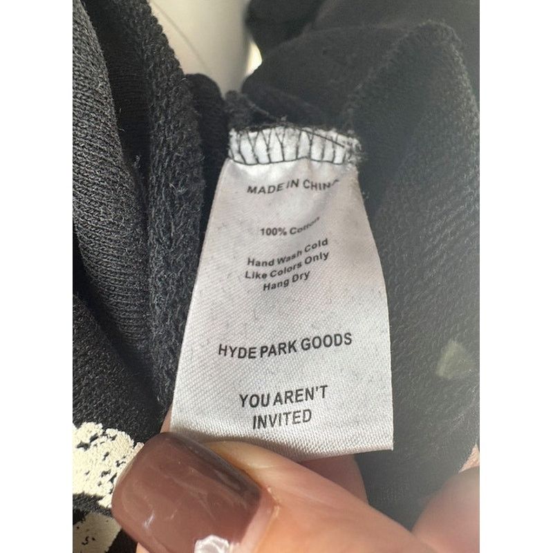 Other Hyde Park "You Aren't Invited" Double Heart Hoodie Size S Size US S / EU 44-46 / 1 - 14 Thumbnail
