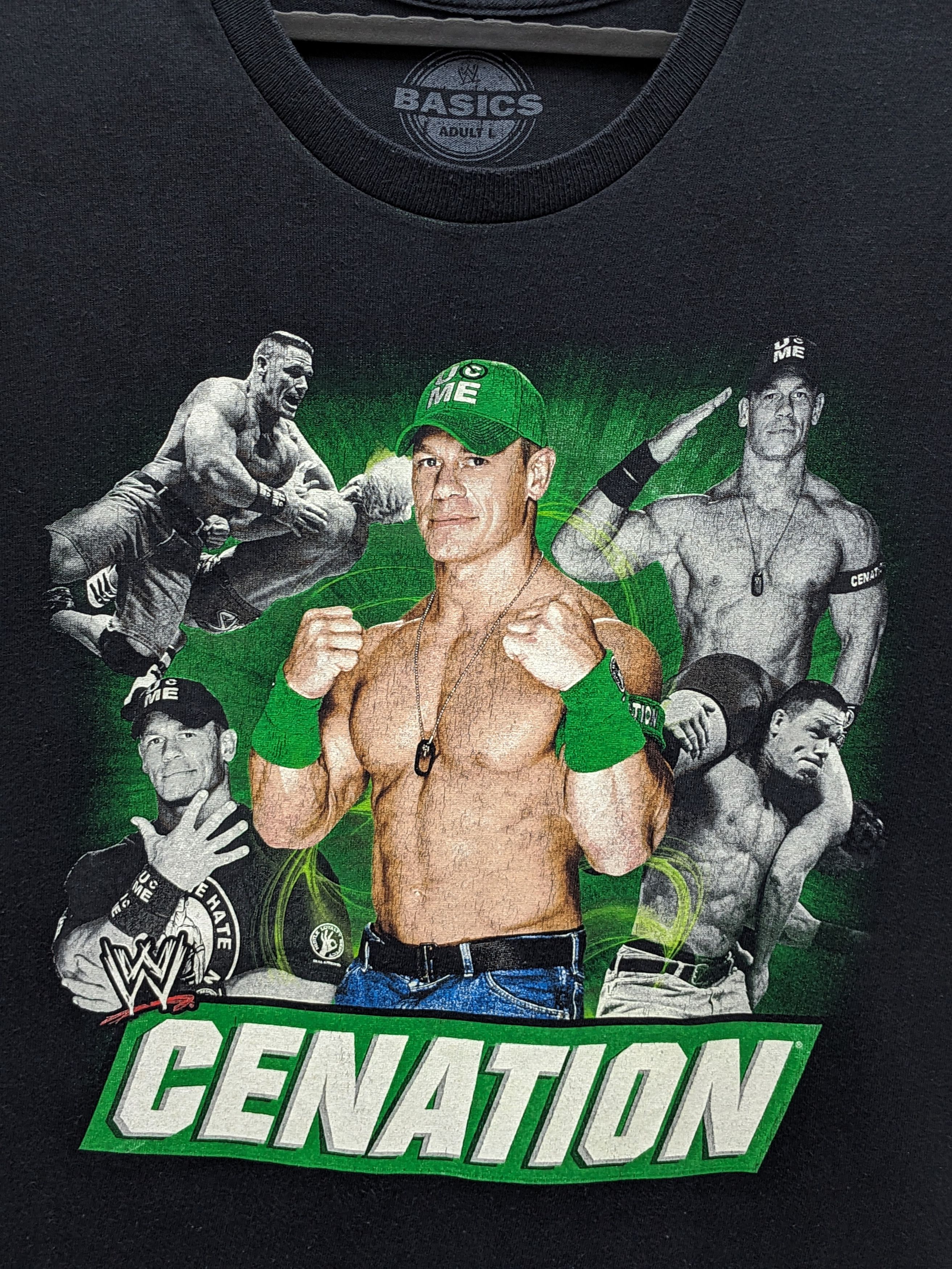 WWE WWE JOHN CENA CENATION NEVER GIVE UP TSHIRT Size US L / EU 52-54 / 3 - 3 Thumbnail