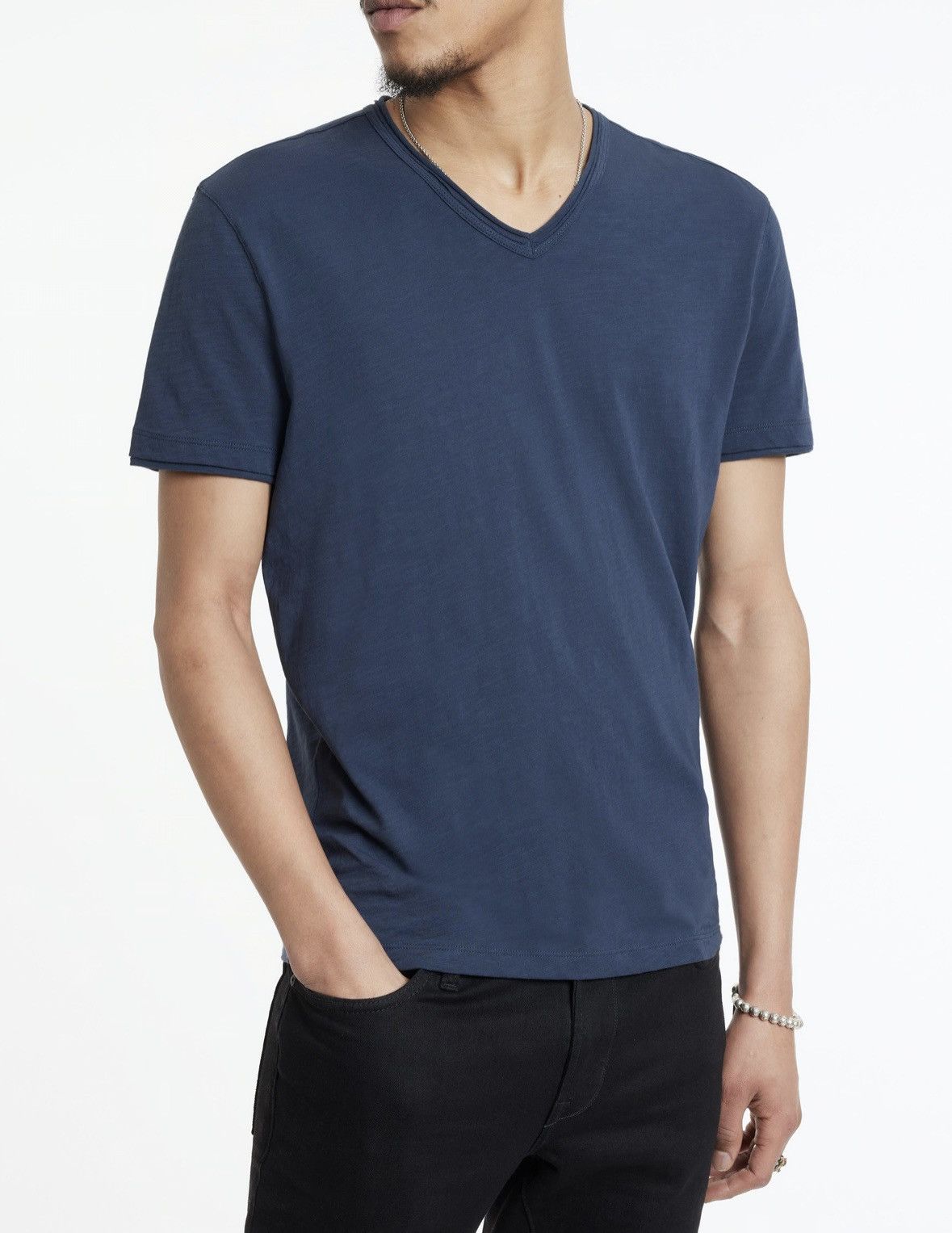John Varvatos John Varvatos Miles V-Neck Tee Size US M / EU 48-50 / 2 - 1 Thumbnail