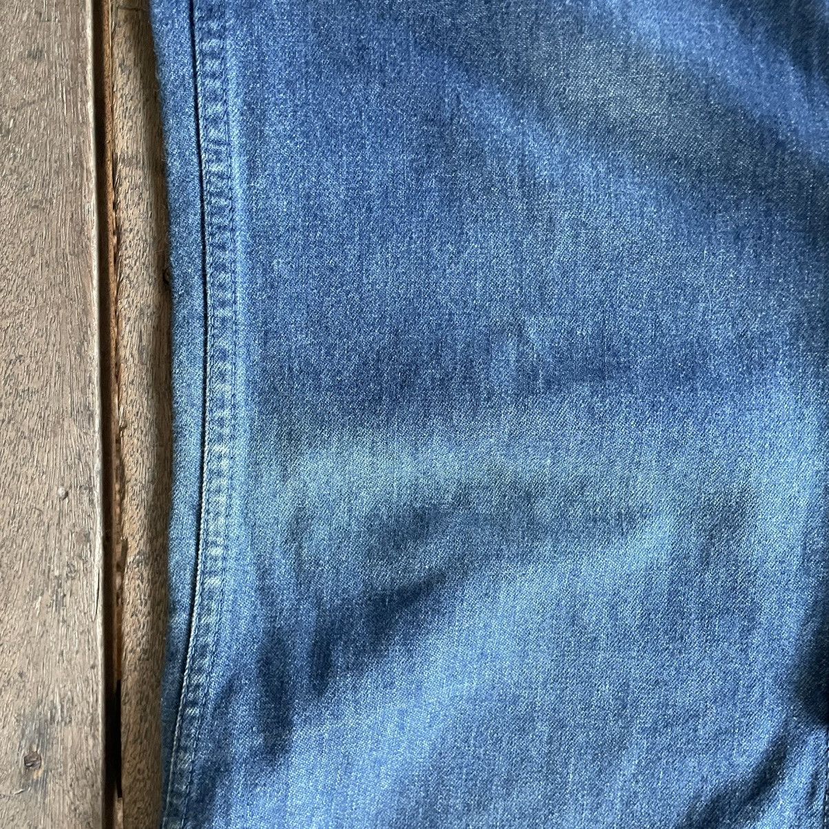 Big John 🔥Vintage 80s Big John Buspants Flare Denim Pants Jeans Size US 31 - 10 Thumbnail