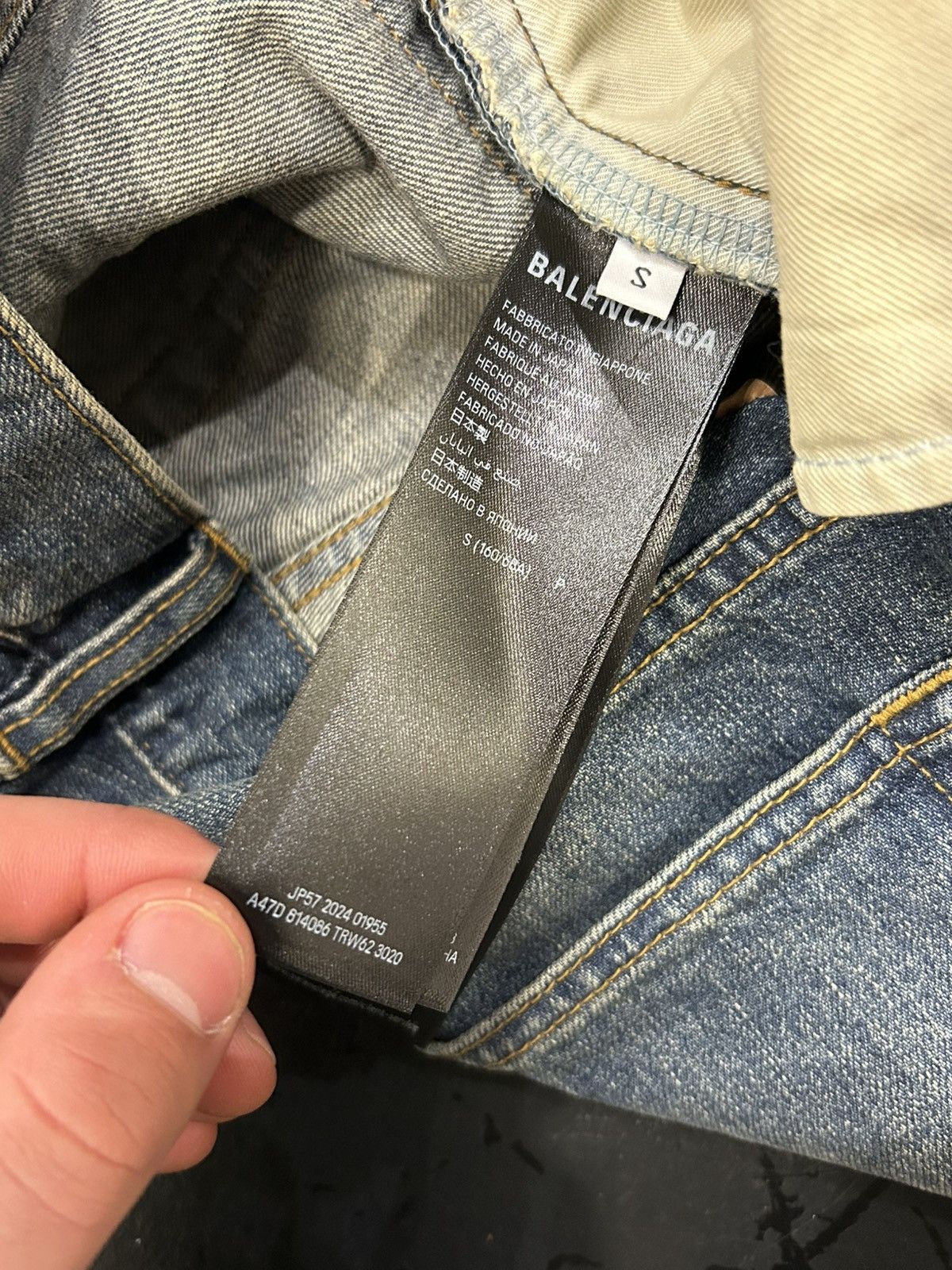 Balenciaga Balenciaga Whisker Denim Jeans Size US 31 - 4 Thumbnail