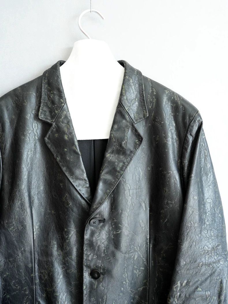 Yohji Yamamoto Yohji Yamamoto Yohji Yamamoto Limited Edition Leather Jack Size US M / EU 48-50 / 2 - 3 Thumbnail