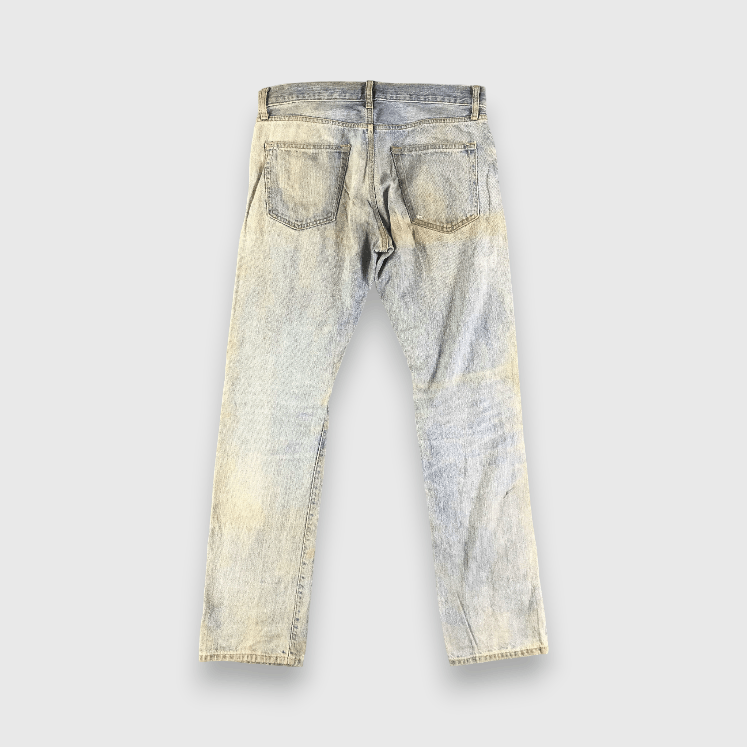 Japanese Brand Uniqlo Redline Jeans Light Wash Denim -J2755 Size US 34 / EU 50 - 2 Thumbnail