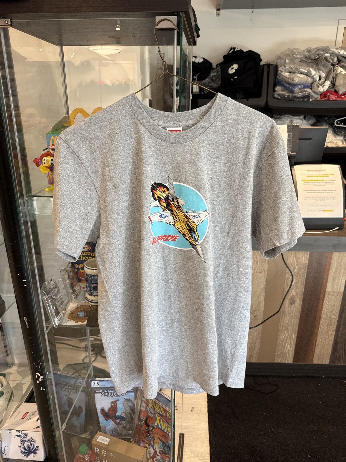 Supreme Supreme FW20 Jet T-Shirt Heather Grey Size US L / EU 52-54 / 3 - 1 Thumbnail