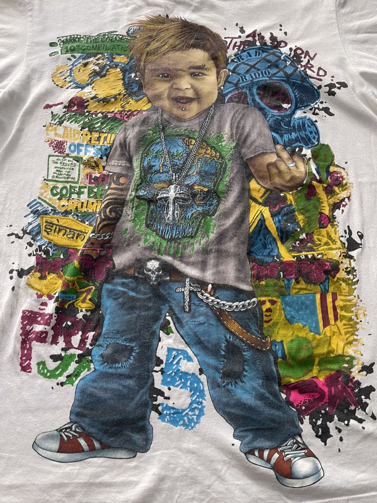 Band Tees × Punk and Yo × Vintage VINTAGE PUNK BAND TEE VERY RARE Size US L / EU 52-54 / 3 - 2 Thumbnail